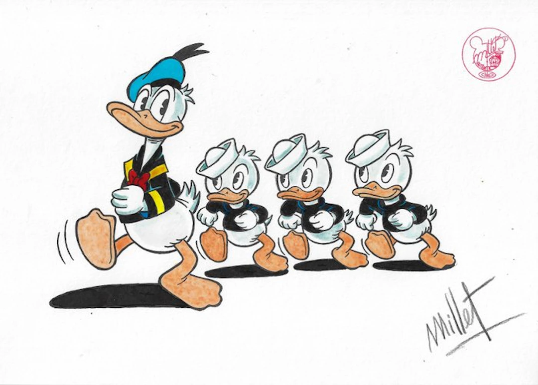 Millet - 1 Original colour drawing - do - 2026