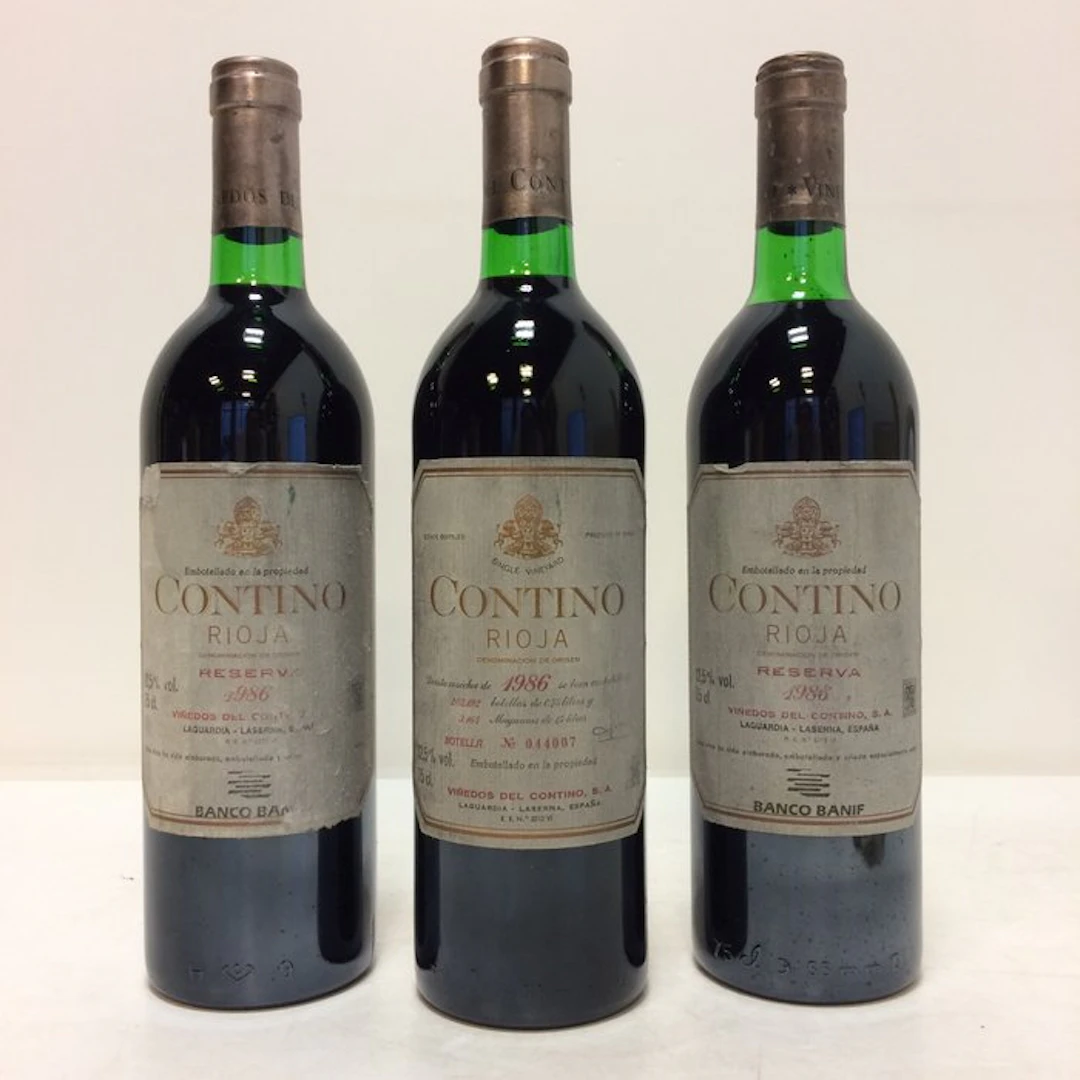 1986 Viñedos del Contino - Rioja Reserva - 3 Bottles (0.75L)