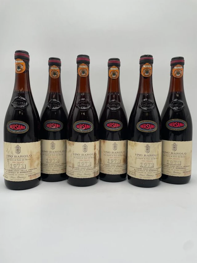 1971 Bersano - Barolo - 6 Bottles (0.72L)