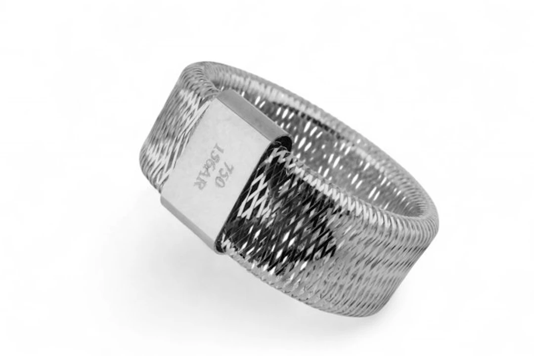 No reserve price - Ring - 18 kt. White gold