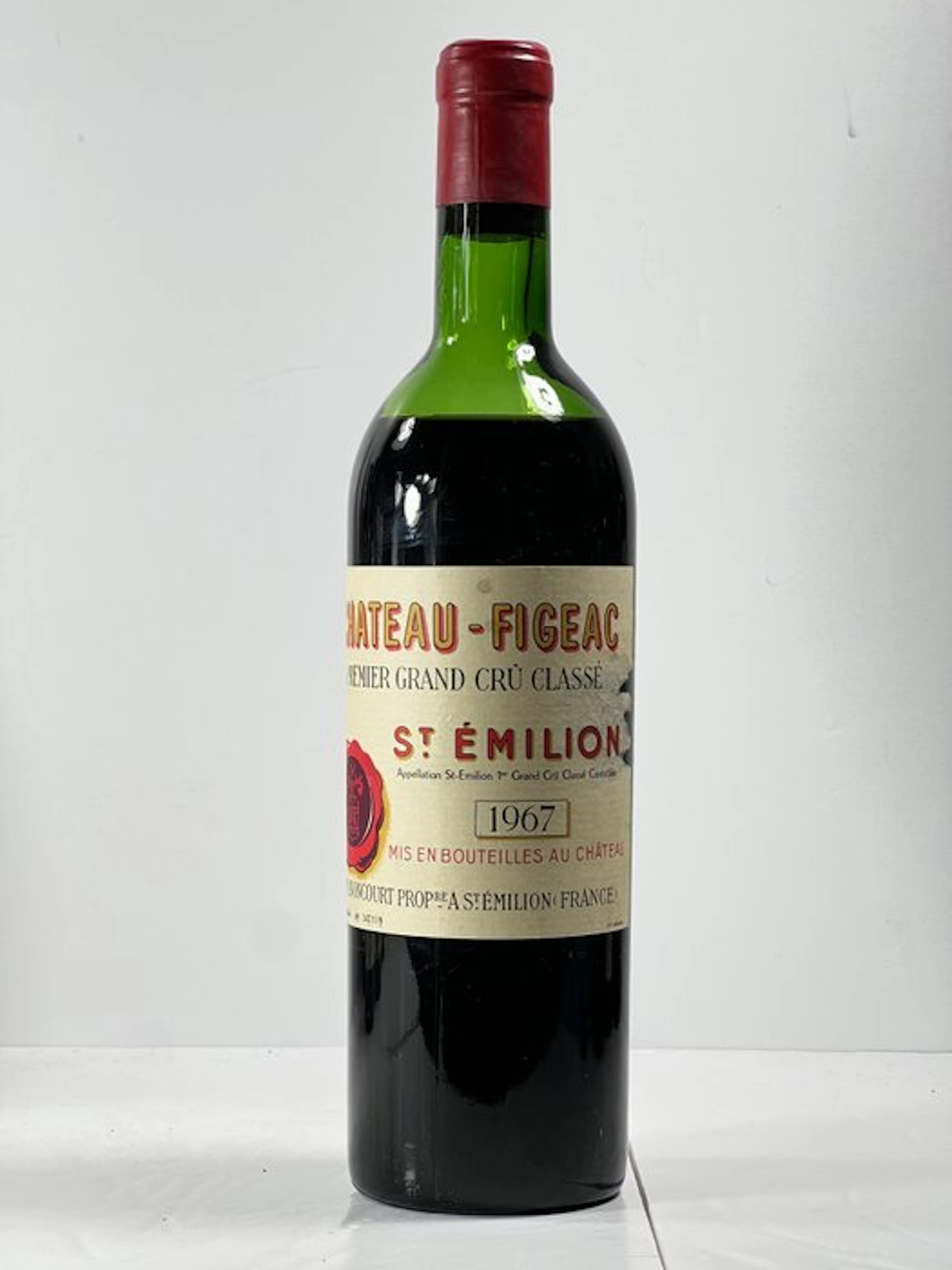 1967 Chateau Figeac - Saint-Émilion 1er Grand Cru Classé B - 1 Bottle (0.75L)