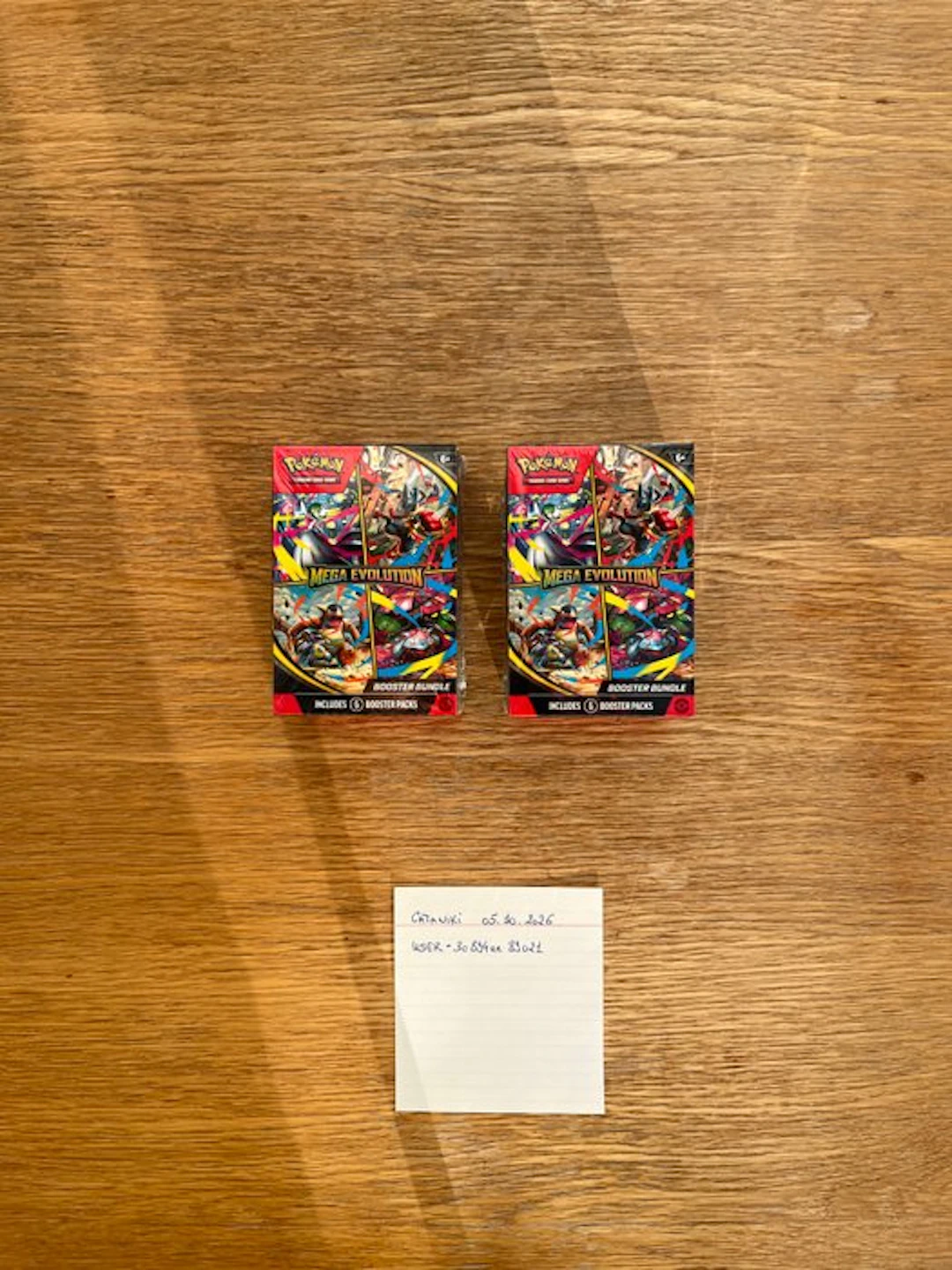 Pokémon - 2 Booster bundle - Pokemon Mega Evolution...