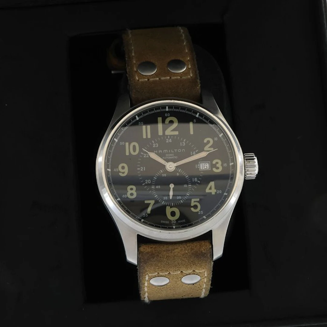 Hamilton - Khaki Field Officer Auto - No reserve price...