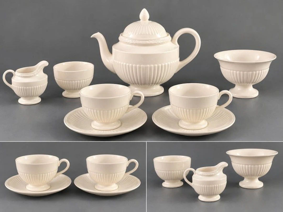 Wedgwood - Tea service (6) - Edme - Earthenware - 6-piece tea service