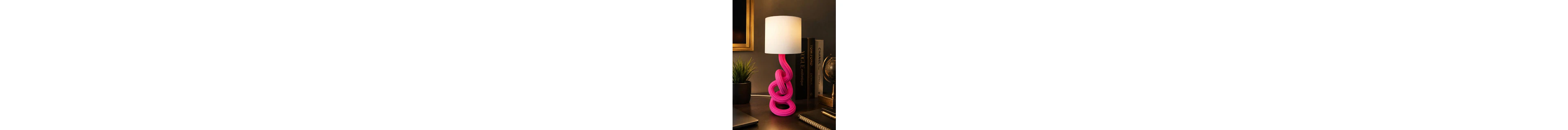 Table lamp - ABS - Knot twist table lamp