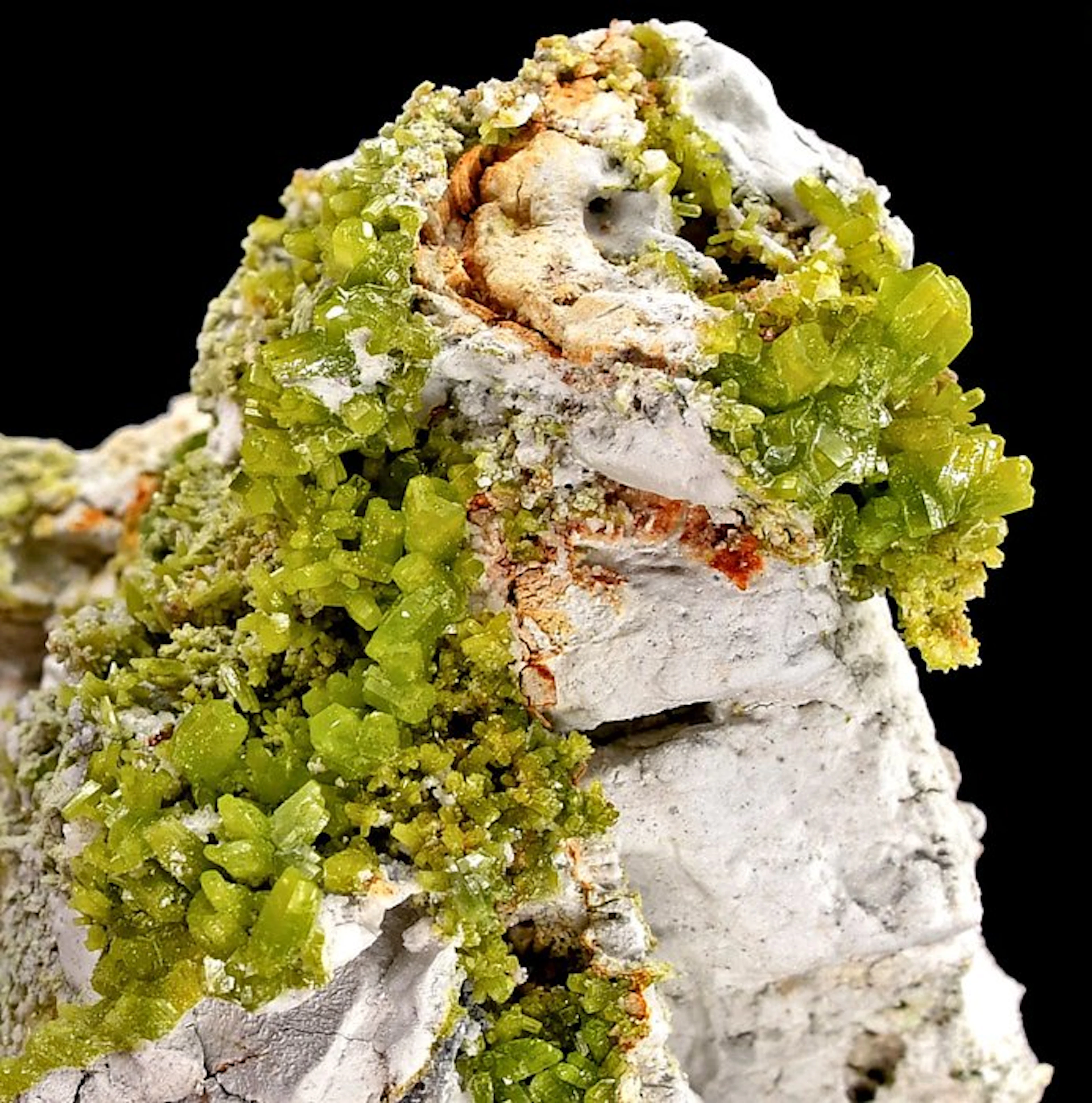 First quality yellow green Pyromorphite from China...
