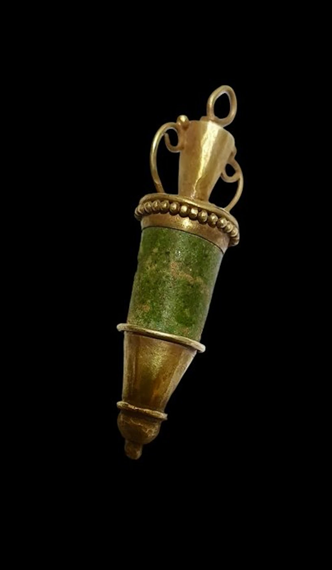 Late Roman/Early Byzantine Gold Gold pendant for holding amulets - 4.5 cm