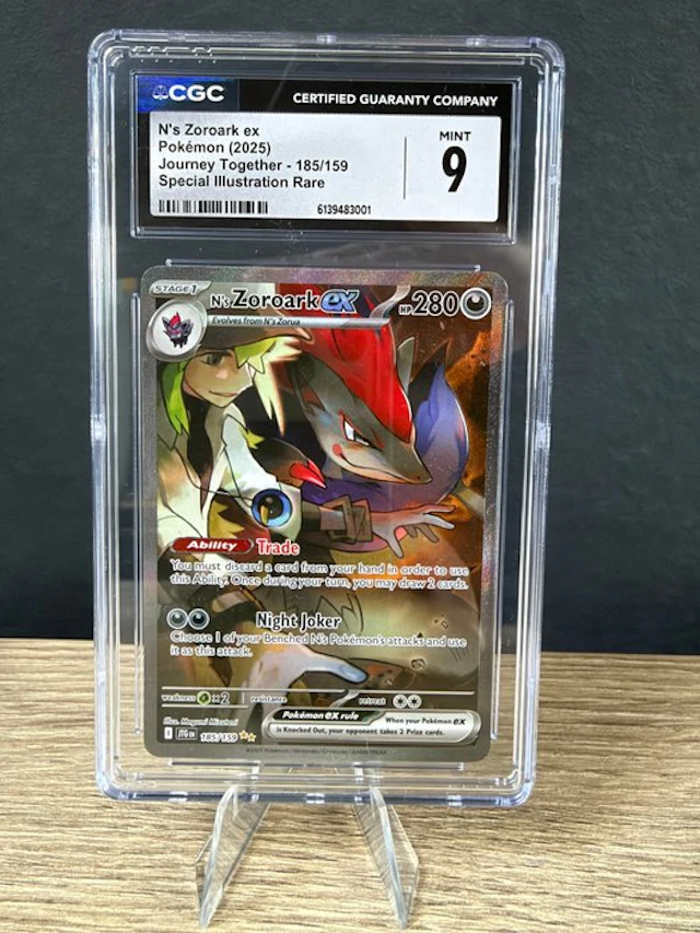 Pokémon - 1 Graded card - N's Zoroark ex 185/159 Full art