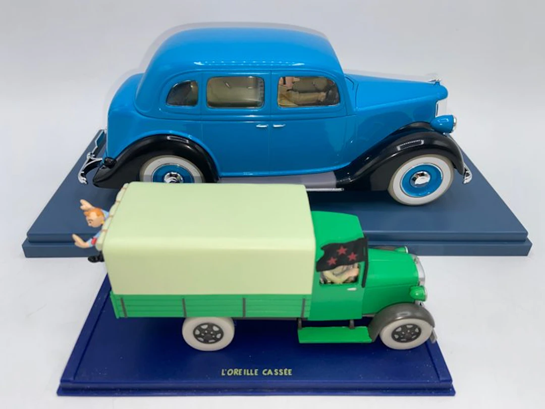 Atlas 1:24 - Model car (2) - Tintin – "The Broken Ear" –...