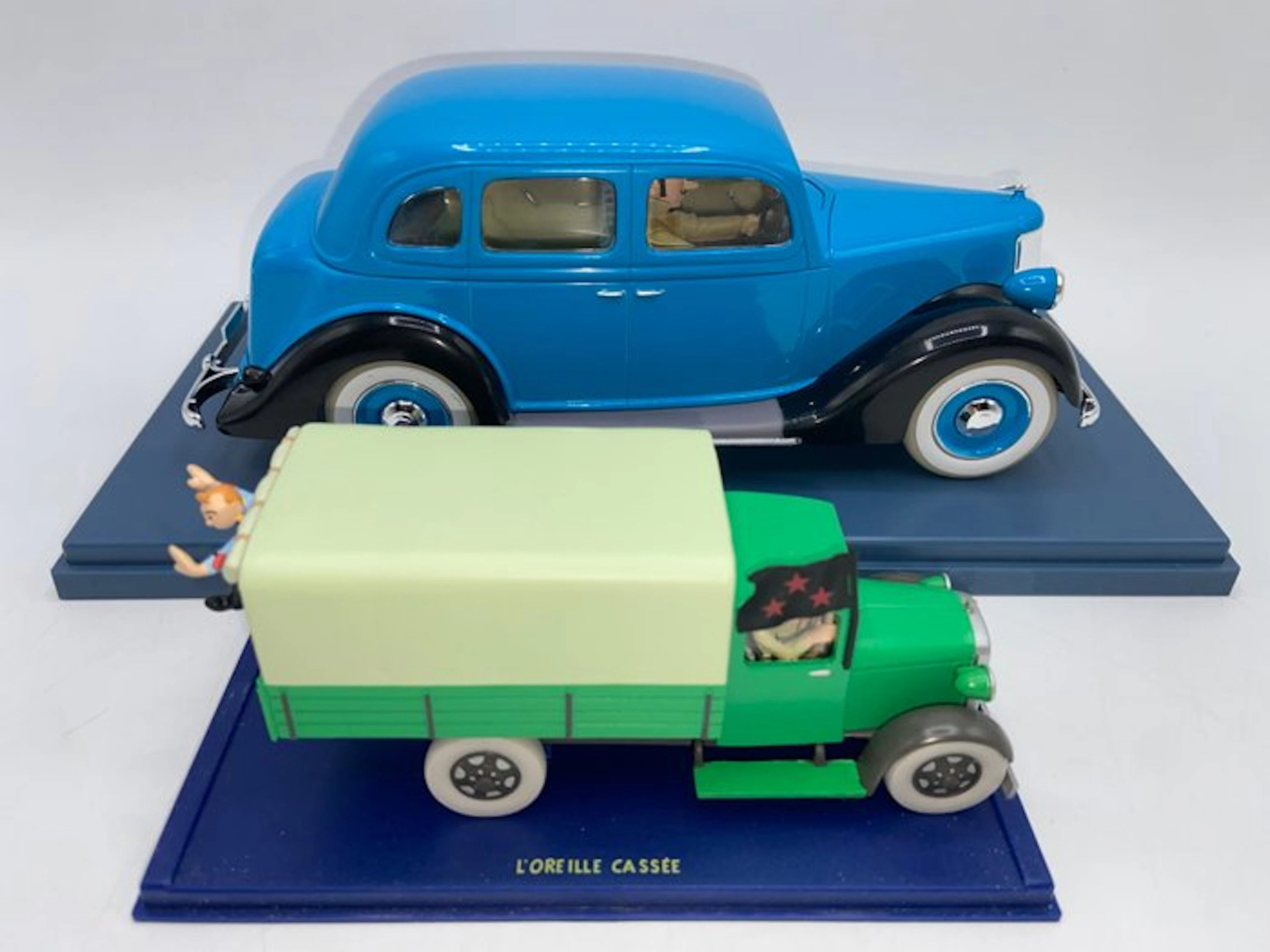 Atlas 1:24 - Model car (2) - Tintin – "The Broken Ear" –...