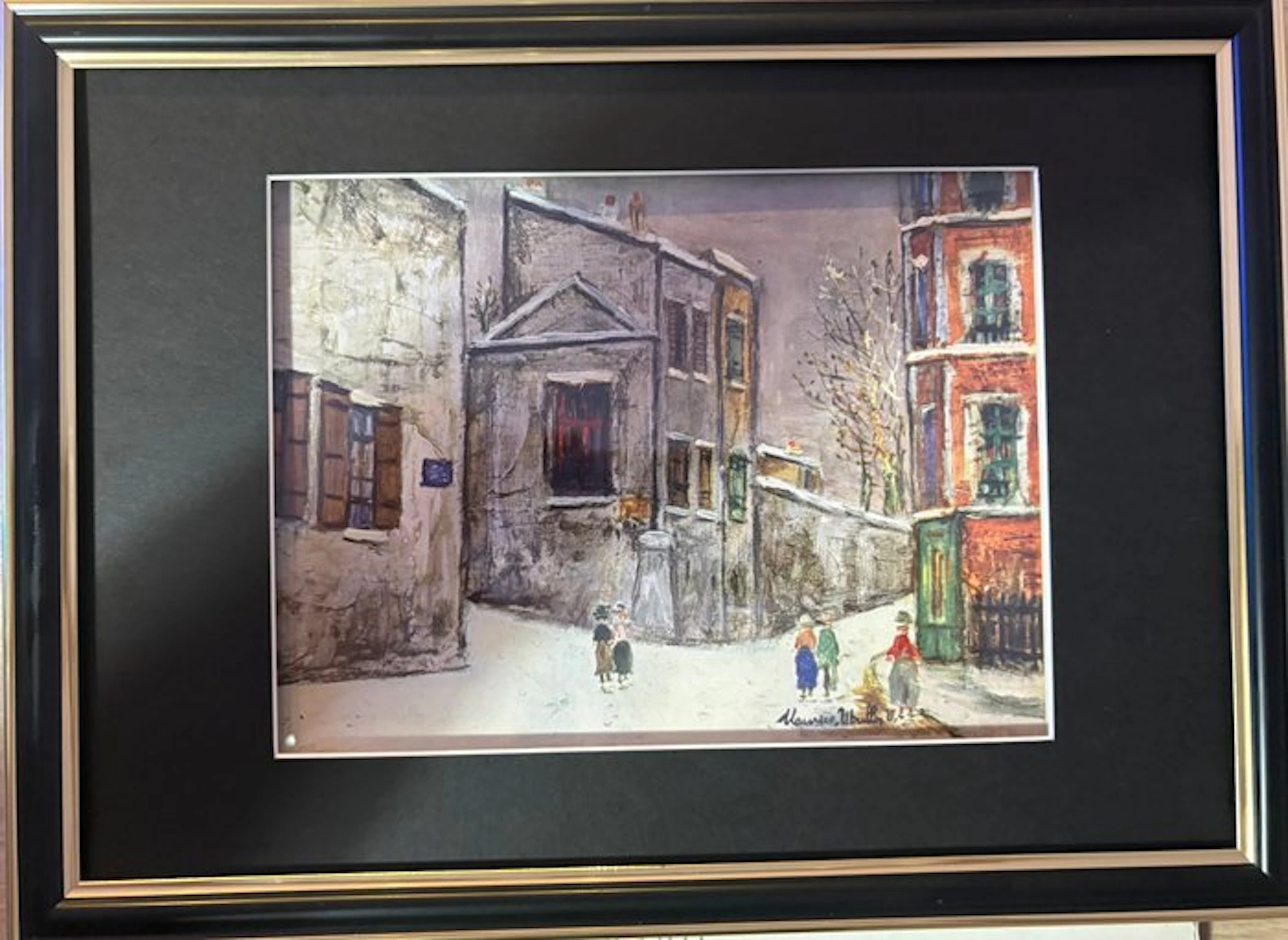 Maurice Utrillo (1883-1955) - Rue Saint-Vincent et le lapin agile