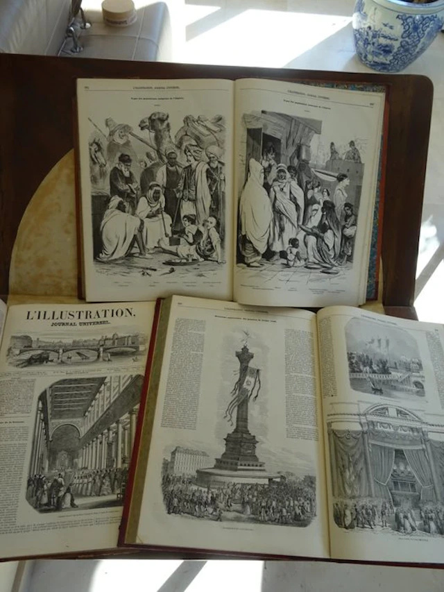 Collectif - 3 Albums "L'illustration" - 1844-1846