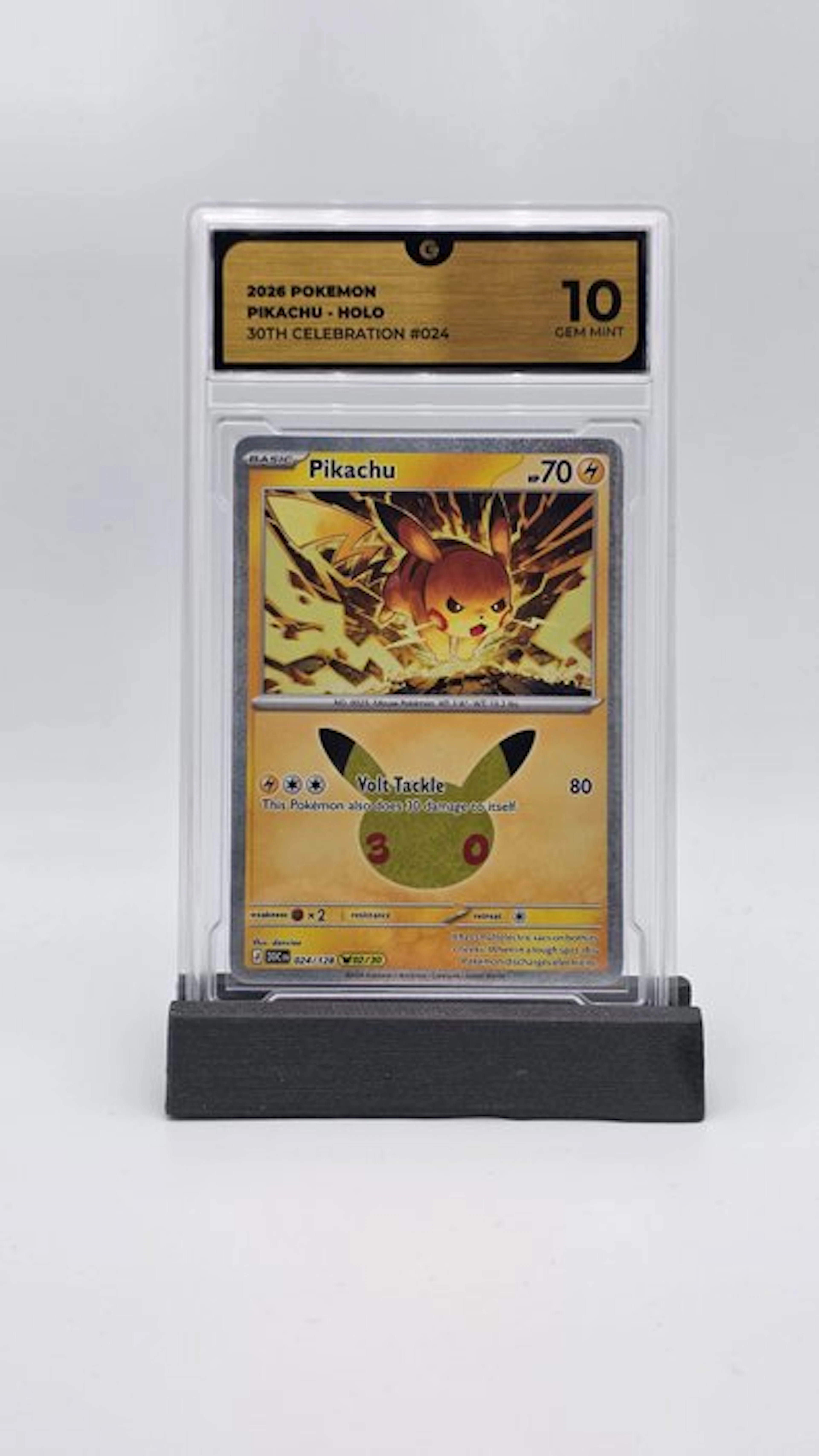 Pokémon - 1 Graded card - Pikachu 024 Holo - GG 10 - Mega Evolution