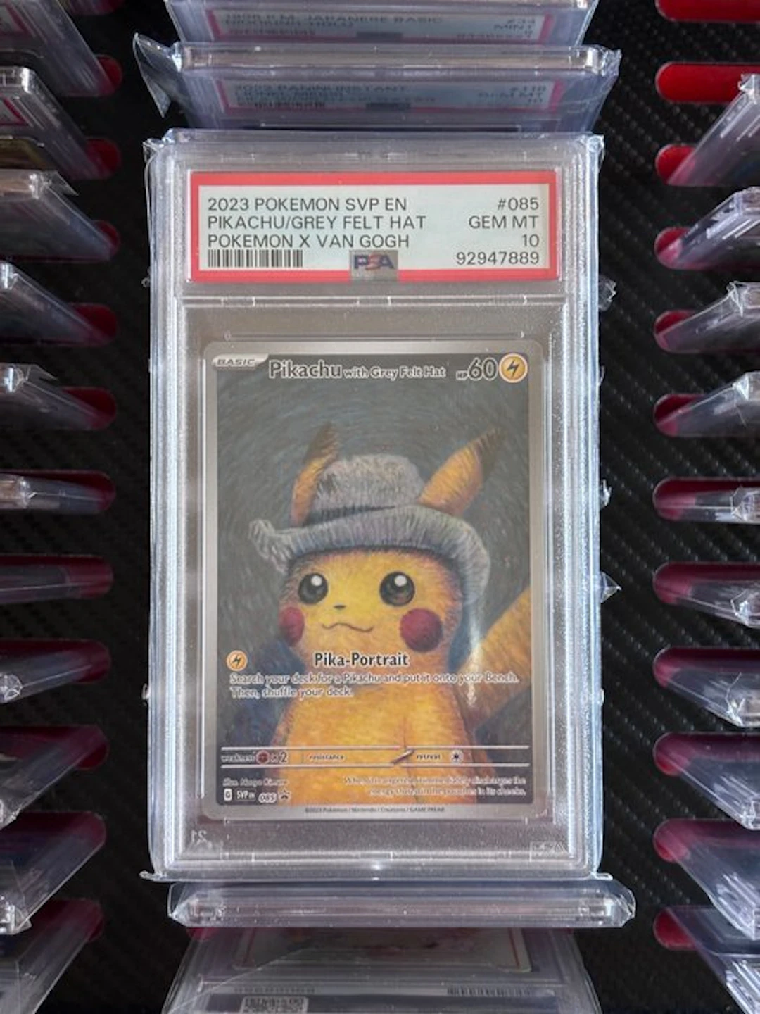 1 Graded card - Pikachu with Grey Felt Hat - PSA 10