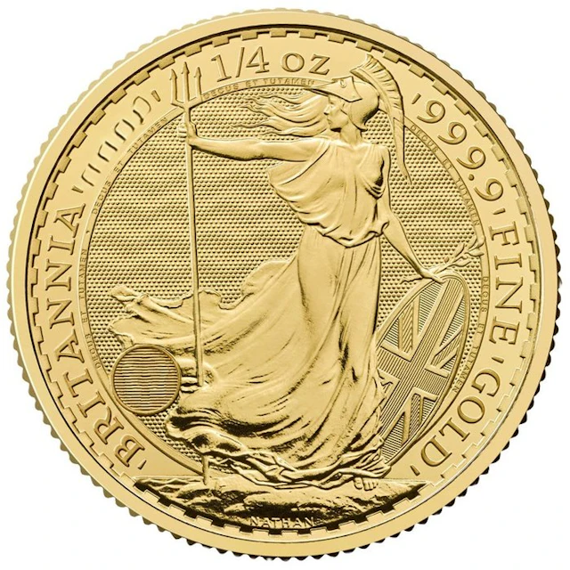 1/4 oz - Gold .999 - Goldmünze Britannia Random Years - Without certificate