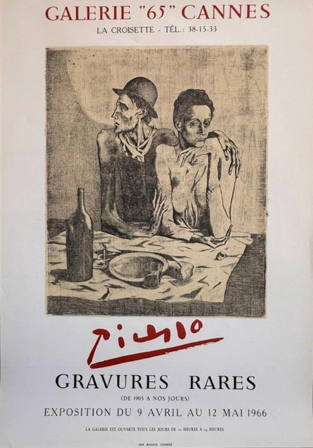 Pablo Picasso (1881-1973) - Gravures Rares, Galerie 65, Cannes, 1966