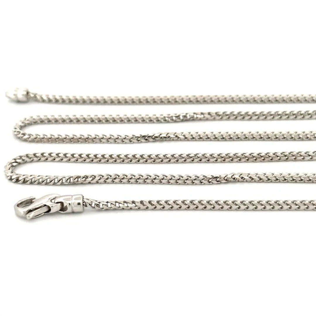 Vieri - Necklace - Franco - 60 cm - 18 kt. White gold