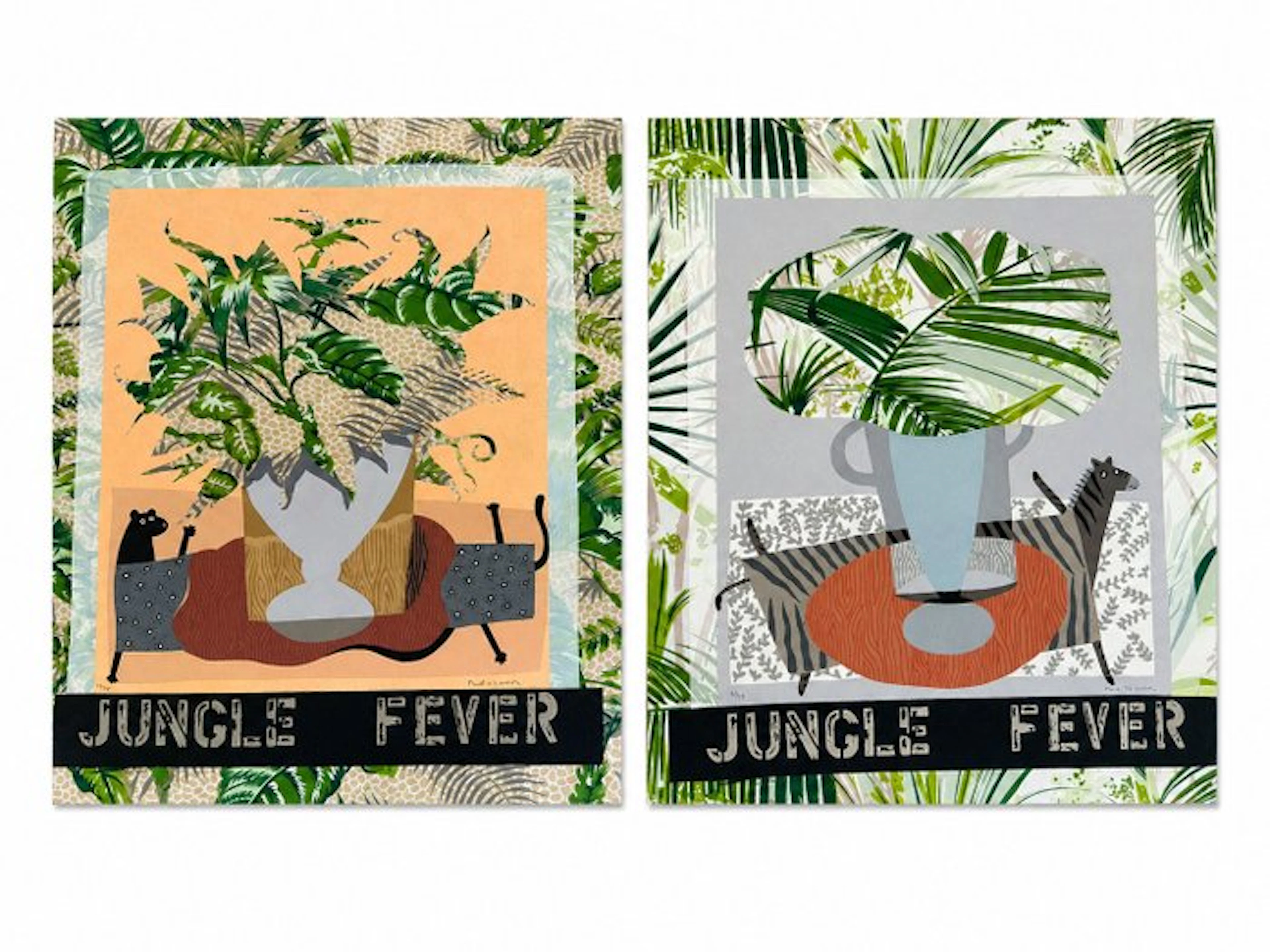 Fernando Bellver (1954) - Jungle Fever I, II (2 works)