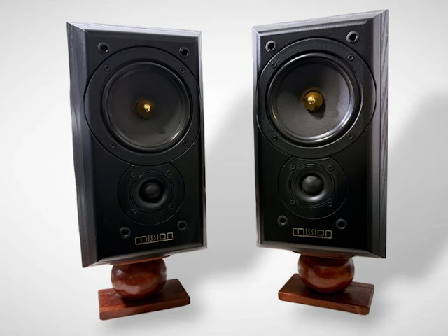 Mission - 771 / 2-Way Inverted Driver Bookshelf Speaker set