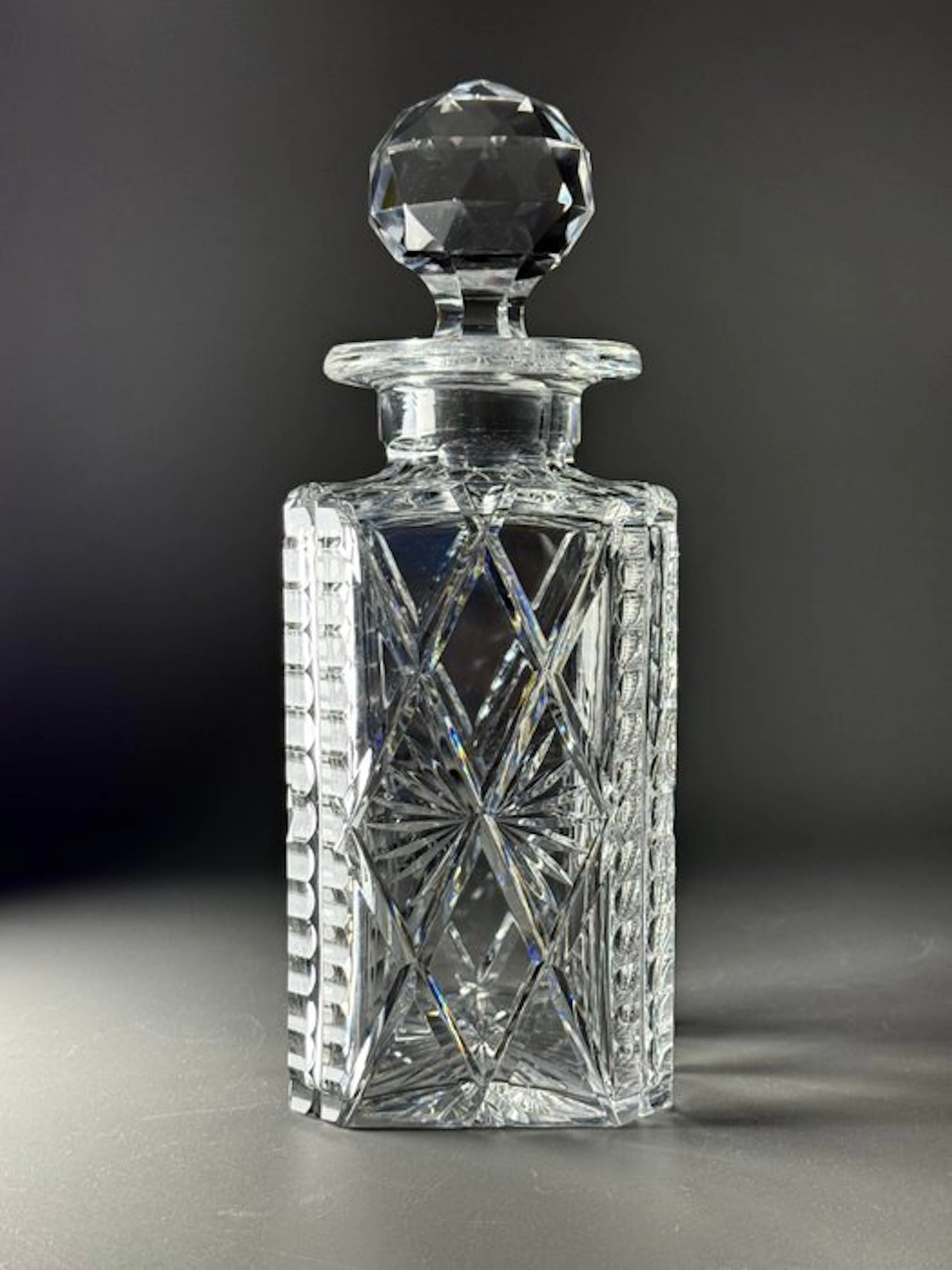 Val Saint Lambert - Hubert Fouarge - Decanter - Hand cut...
