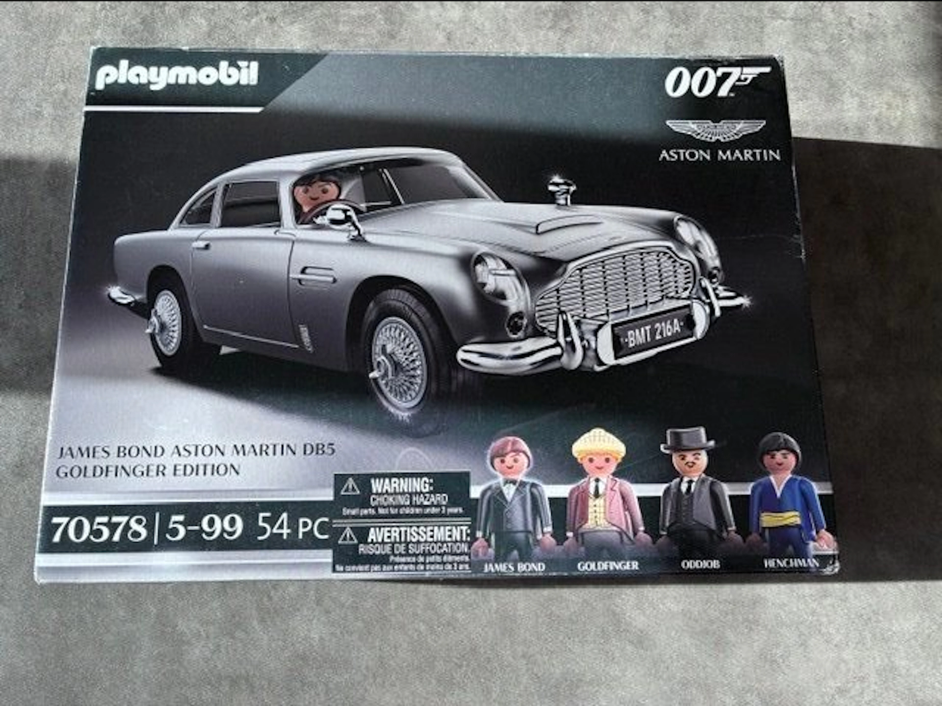 James Bond 007: Goldfinger - Sean Connery - Playmobil