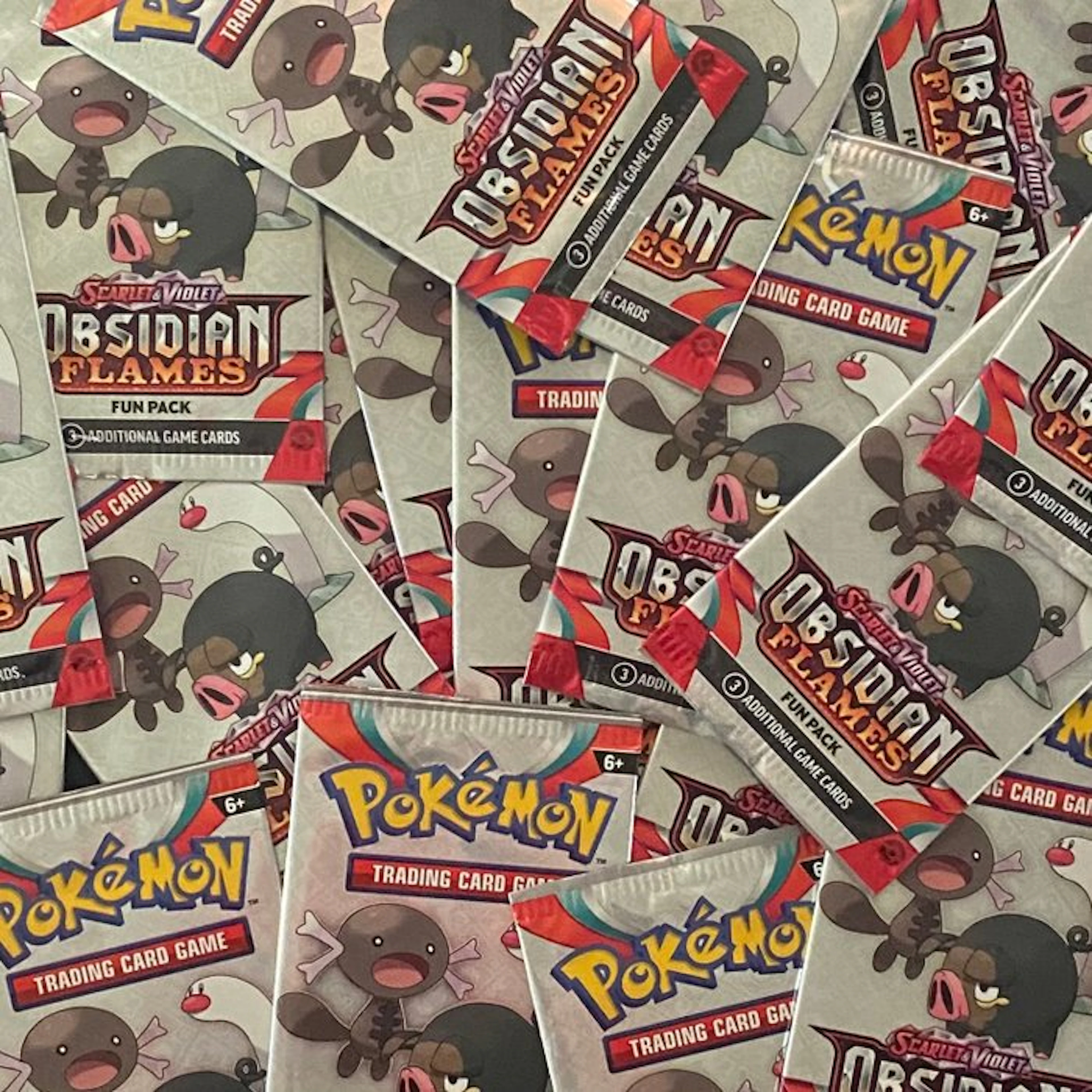 Pokémon - 20 Booster pack - 20x Obsidian Flames fun pack booster