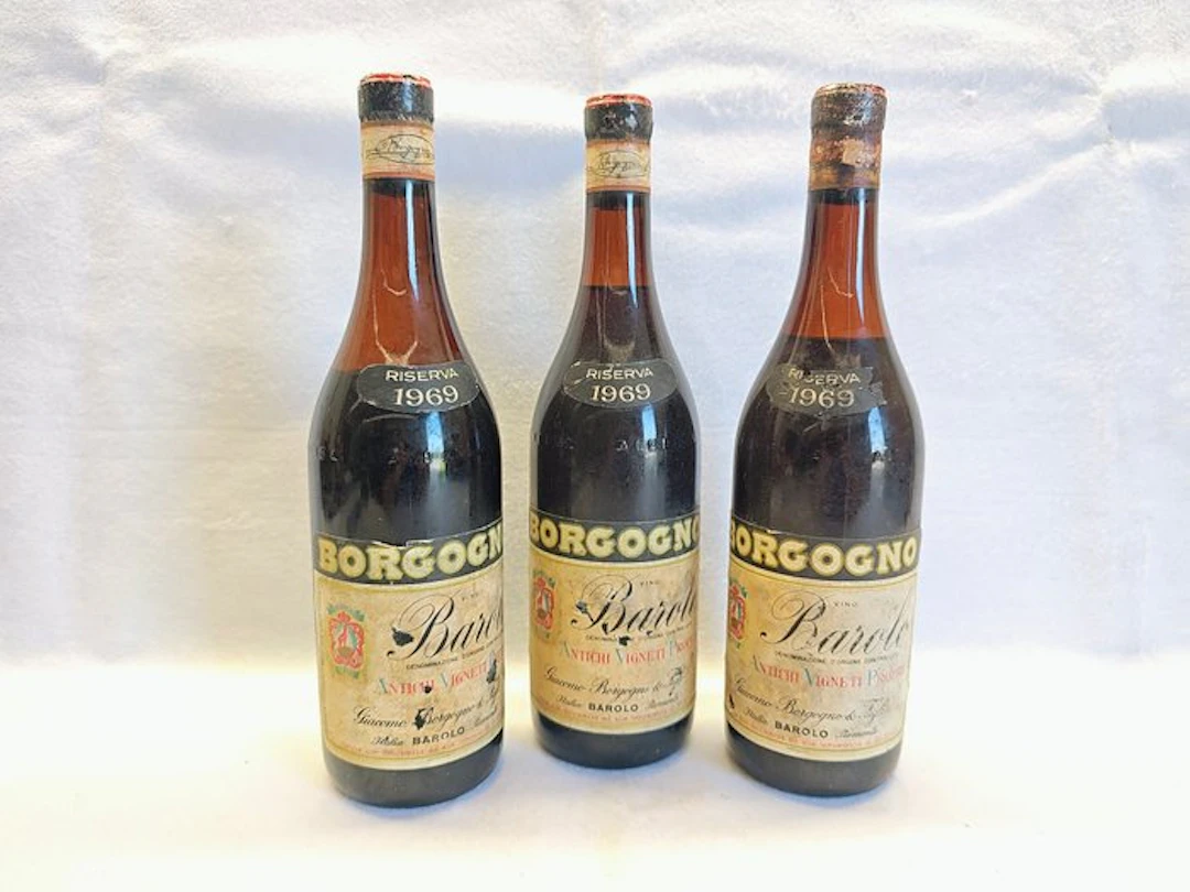 1969 Giacomo Borgogno - Barolo Riserva - 3 Bottles (0.72L)