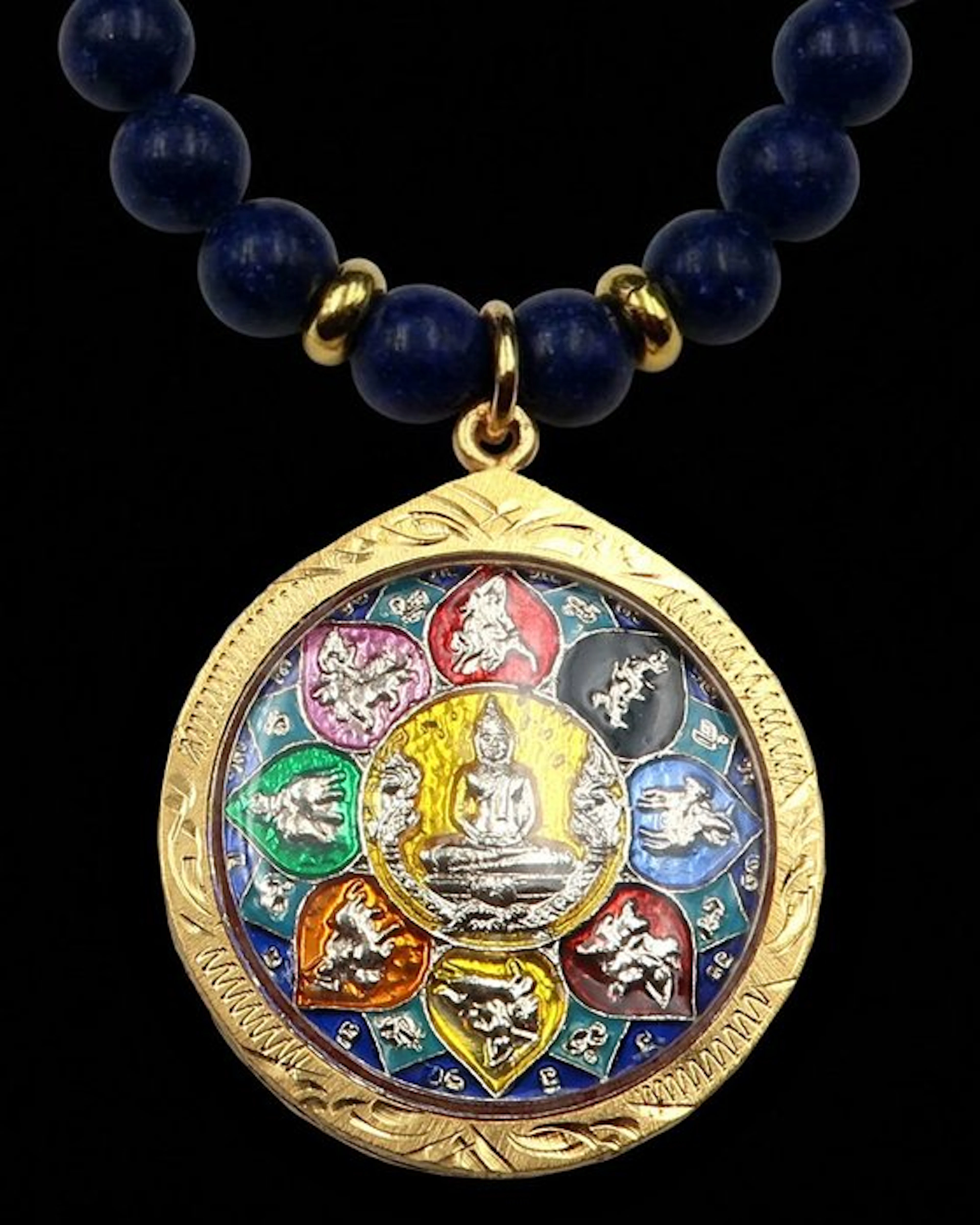Lapis lazuli - Buddha’s Mandala: Cosmic Compass and...
