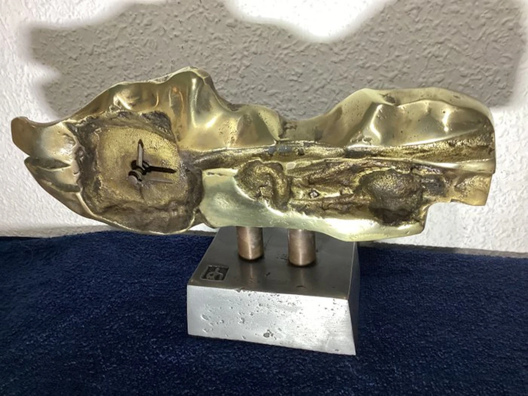 Clock - Brass, Aluminium - 1980-1990