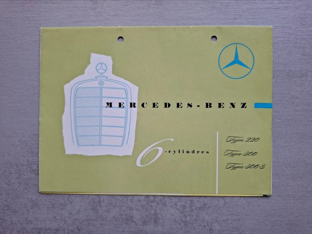 Brochure - Mercedes-Benz - Typ 220 - 300 - 300 S - 1954