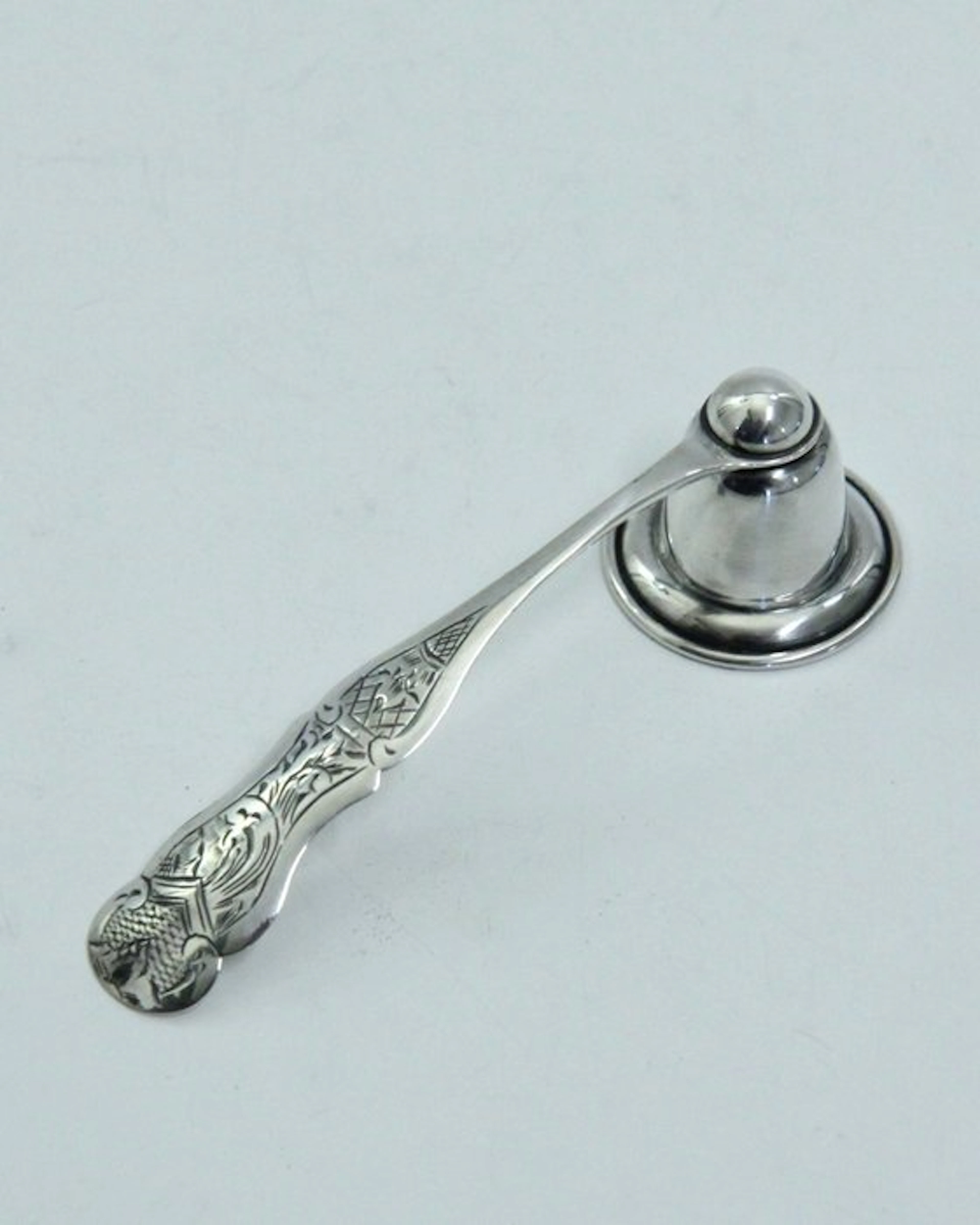 Antieke (1857) Biedermeier Kaarsendover - ZEER ZELDZAAM - J