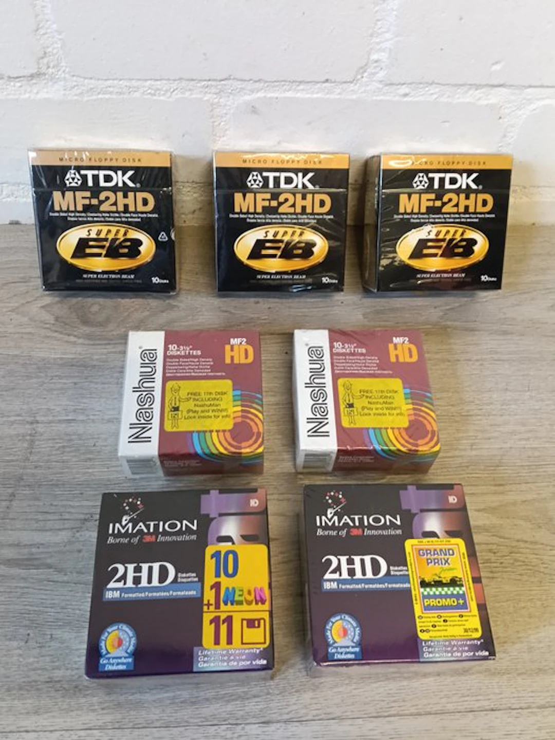 TDK, Nashua en Imation (3M) MF-2HD - Computer software - In original sealed box