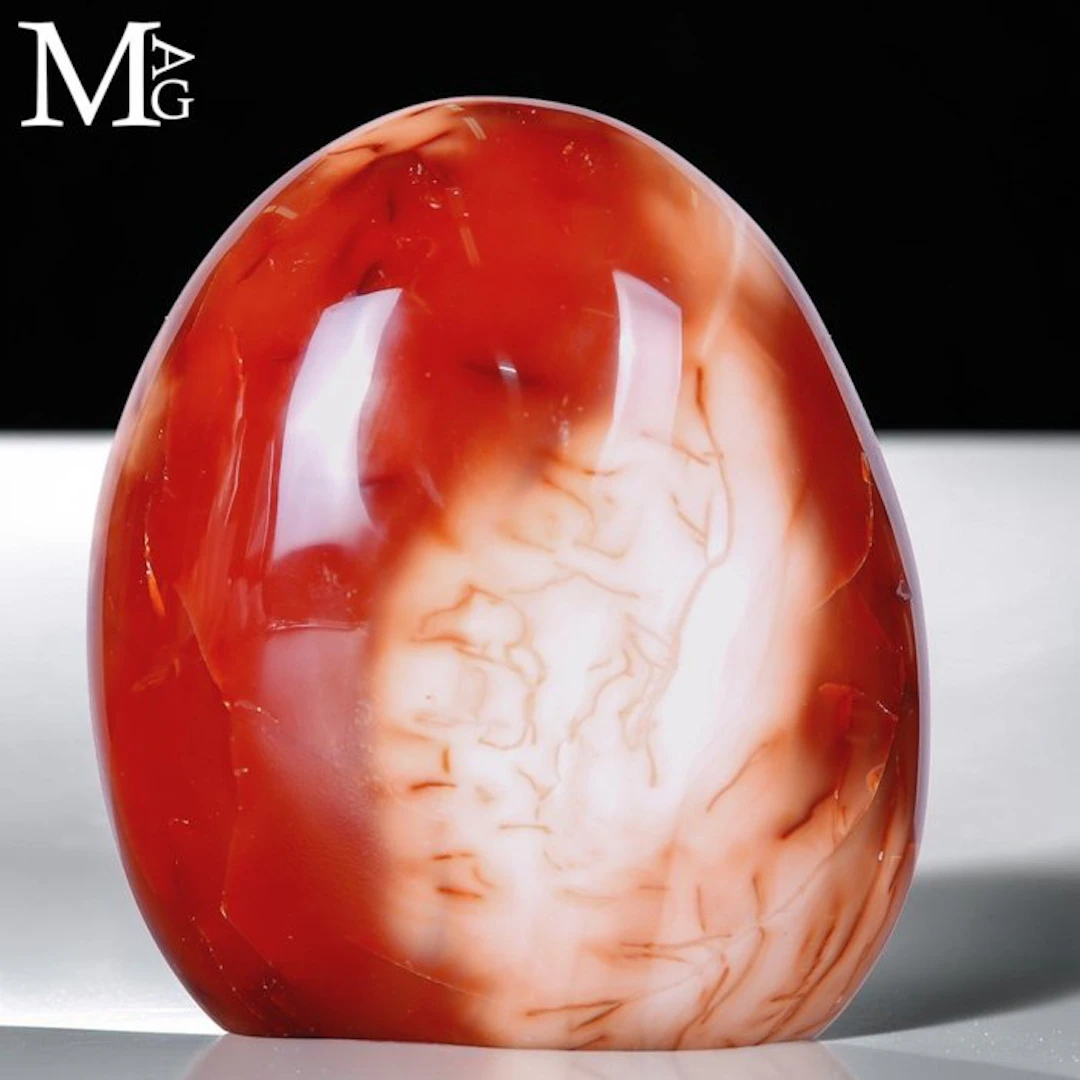 Red Carnelian Freeform from Madagascar - Translucent...