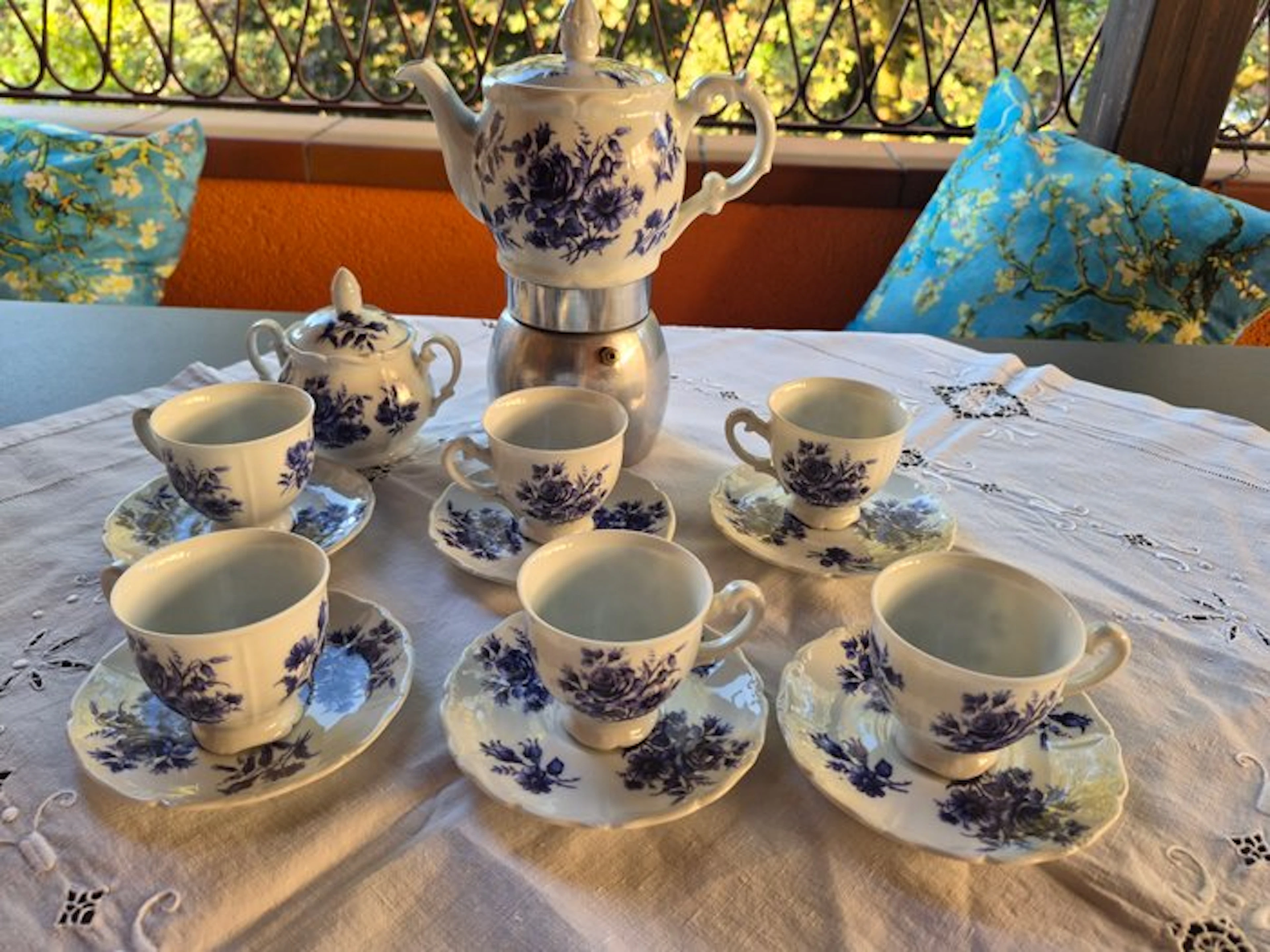 Bavaria - Coffee pot (14) - Aluminium - ceramics, cups, sugar bowls
