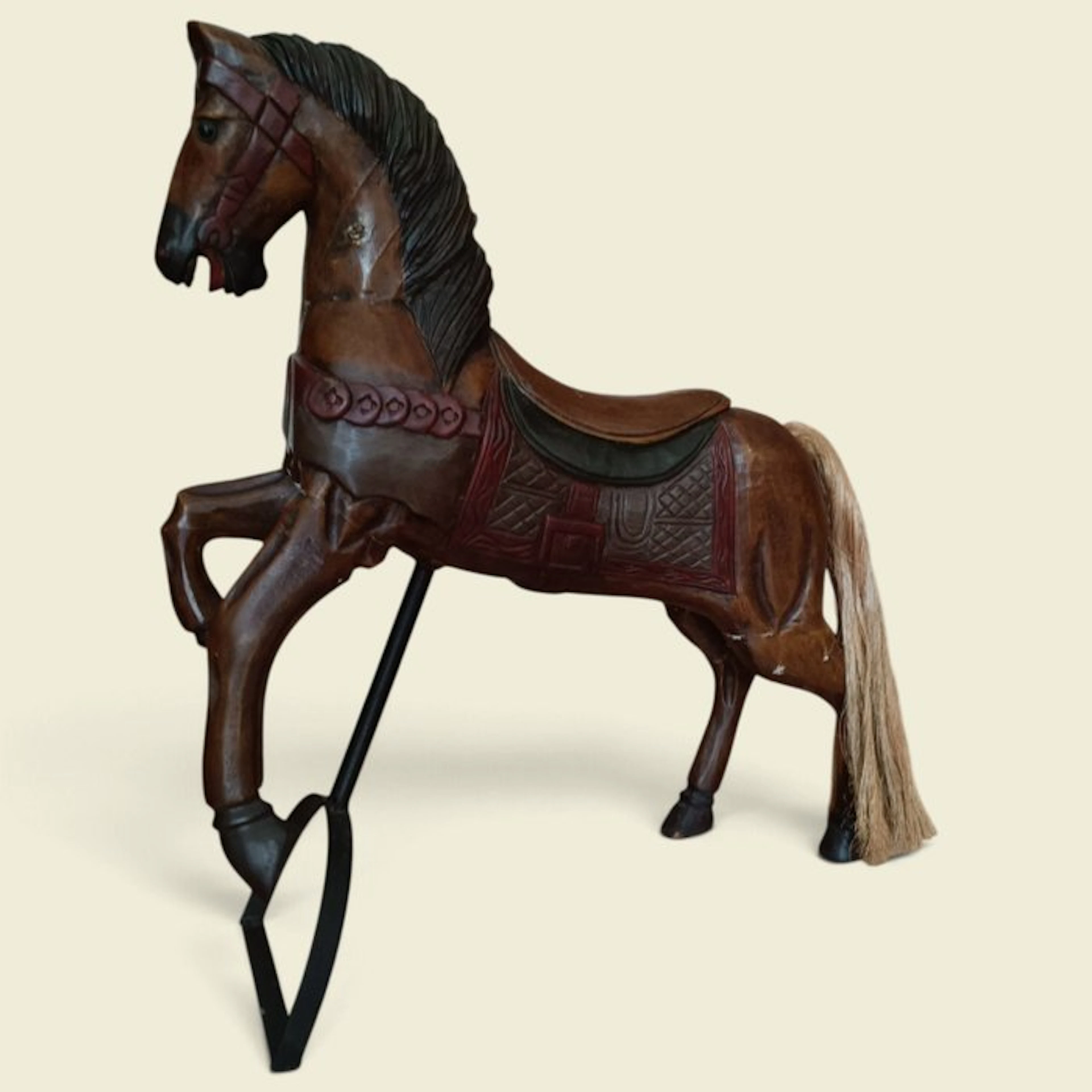 altro - Sculpture, Cavallino - 76 cm - Wrought iron - 1980