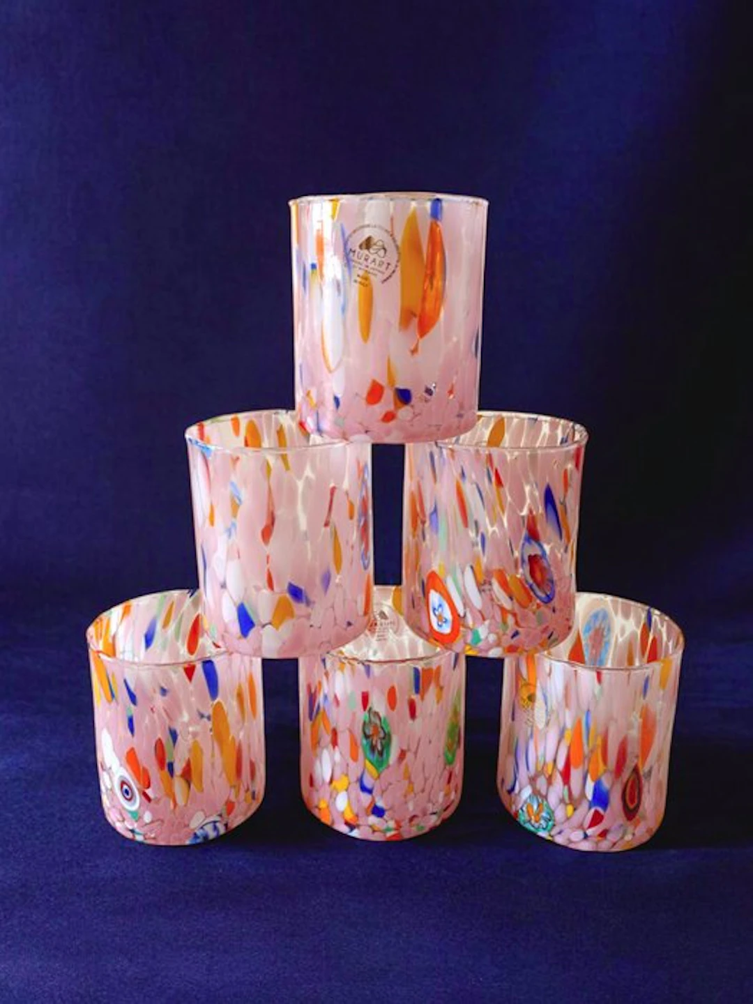 MurArt - MurArt - Drinking set (6) - Glass - Murrine