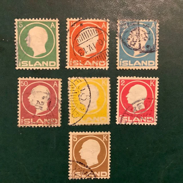 Iceland 1912 - Frederik VIII: fully emission-tested - Michel 69/75