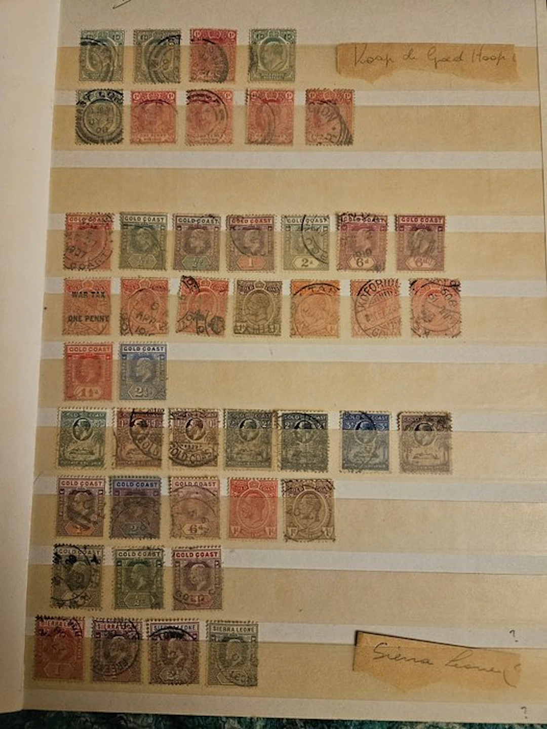 King - Old stock book with illustrations of English kings