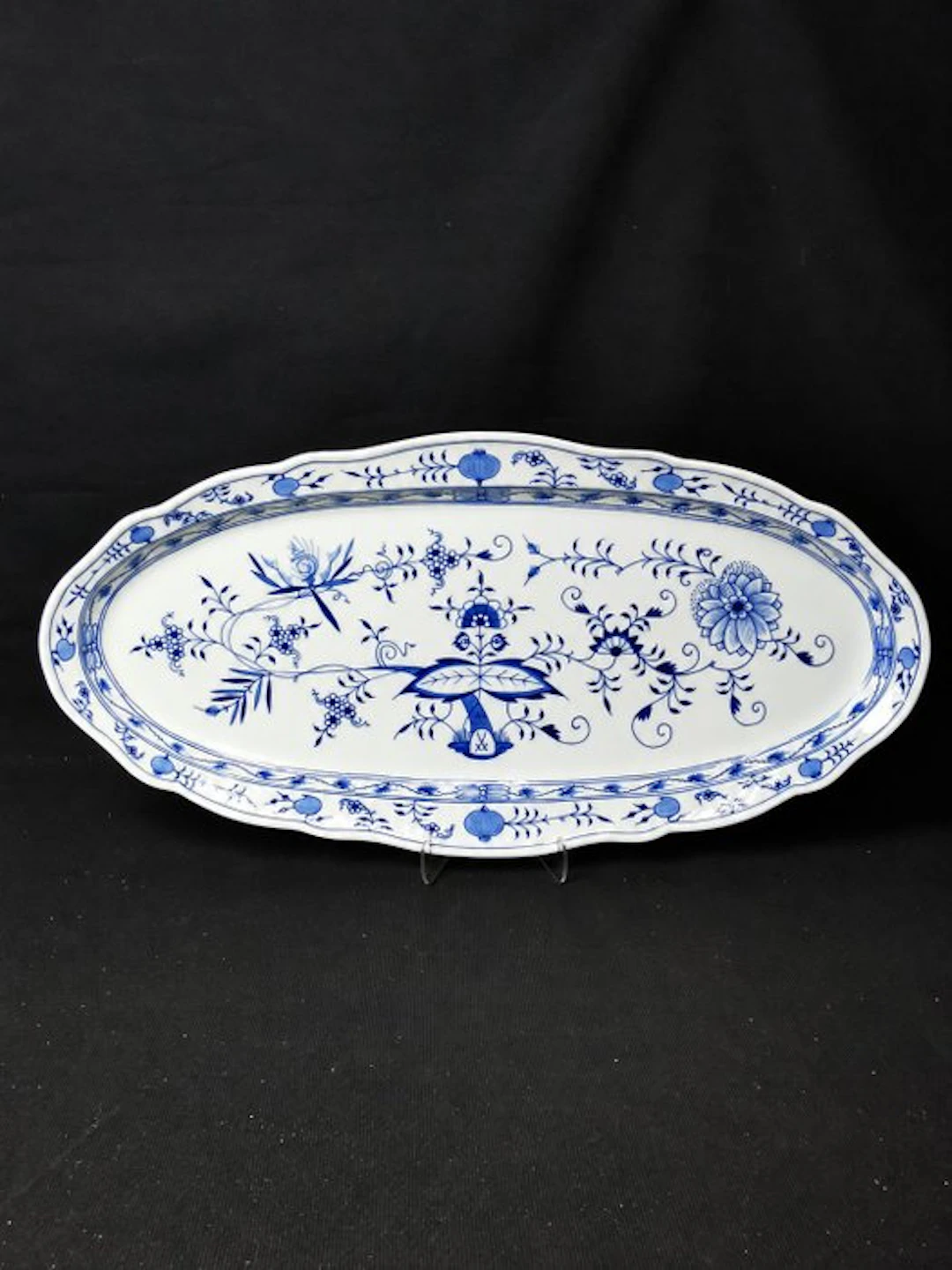 Meissen - Cipolla blu - Piatto da pesce - L.56cm - XX...