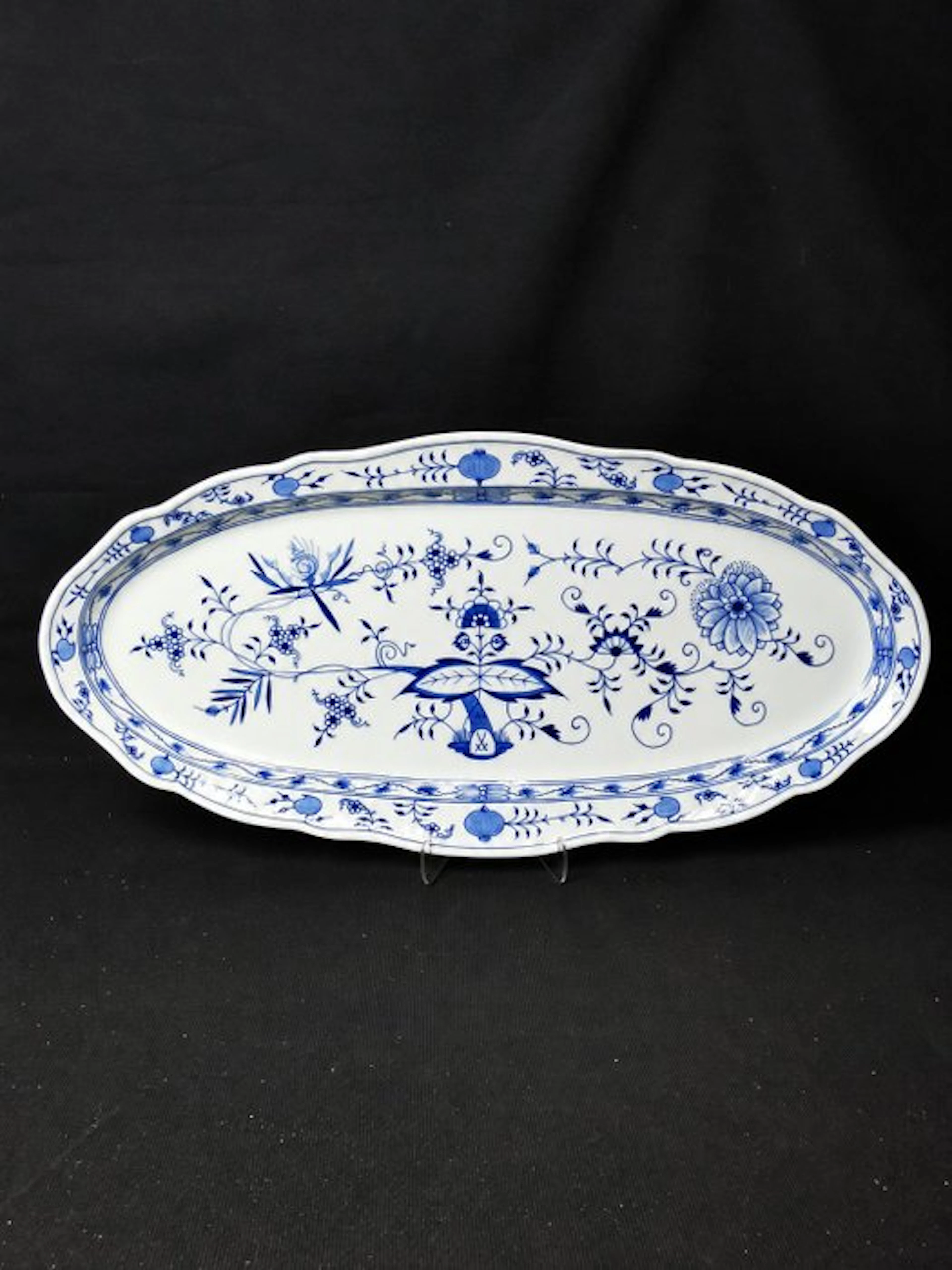 Meissen - Cipolla blu - Piatto da pesce - L.56cm - XX...