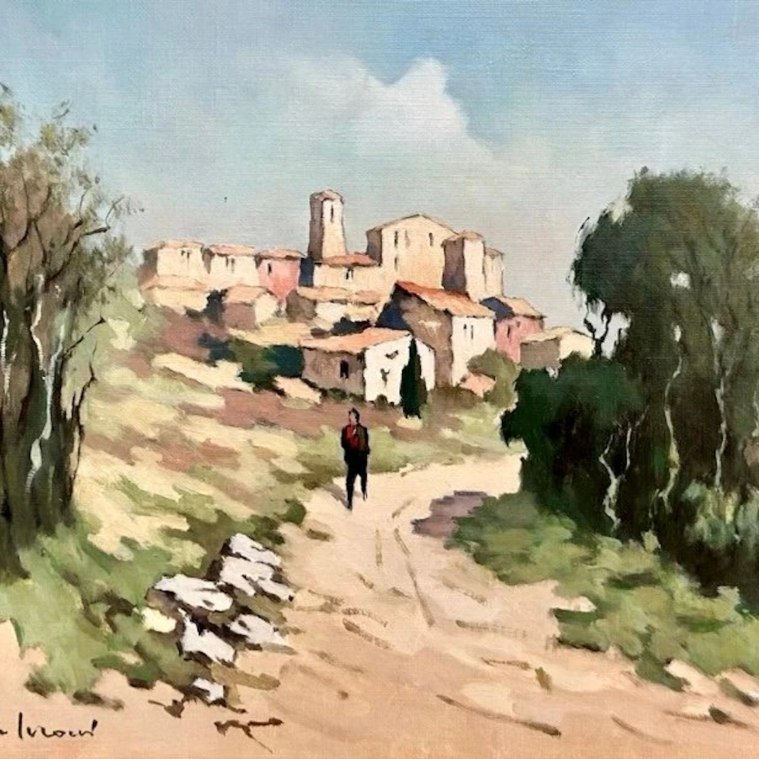 Georges Leroux (1911-1997) - Village provençal - NO RESERVE