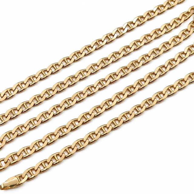 Chini - Necklace - 18 kt. Yellow gold - Made in Italy - Handmade