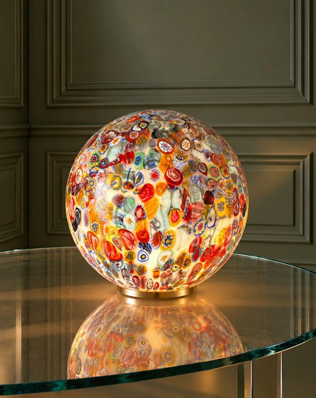 MIMU interior - Table lamp - Murrine Millefiori large D40 - Murano glass