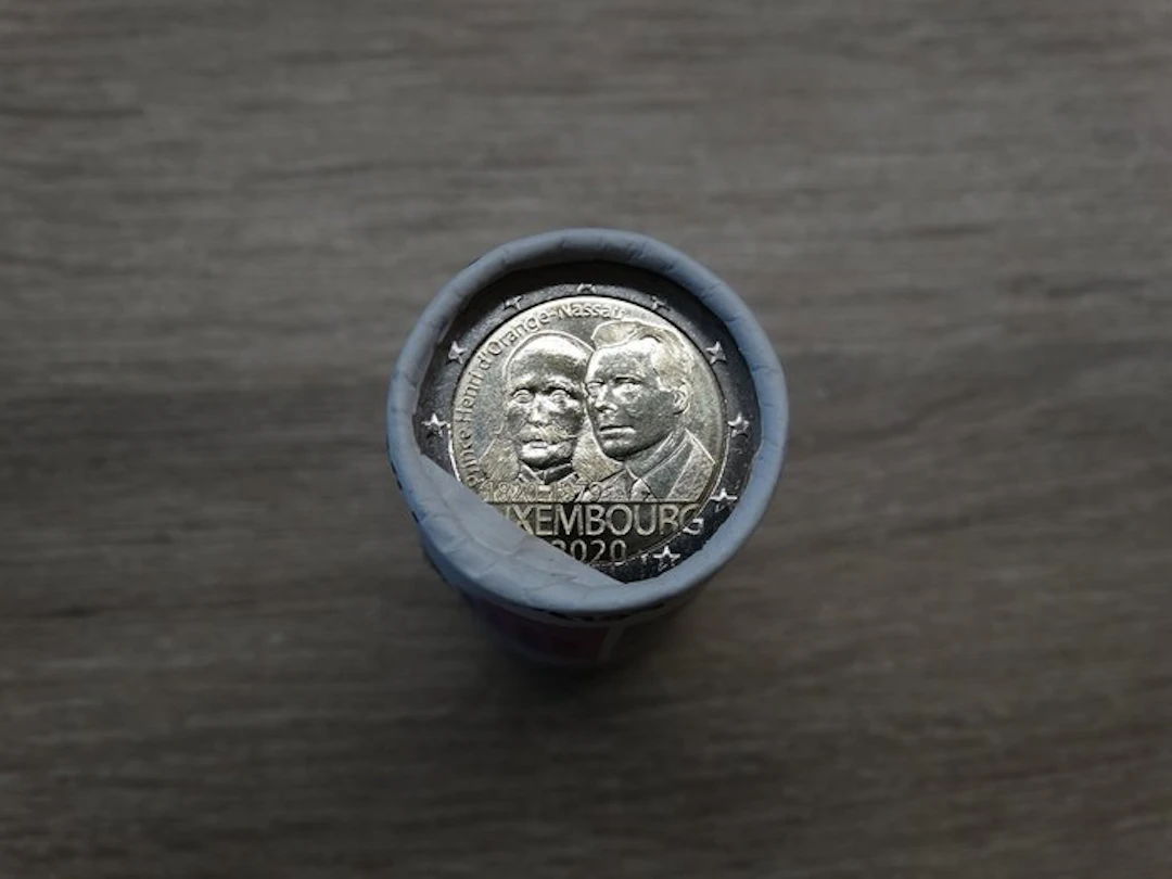 Luxembourg. 2 Euro 2020 "Prince Henri" (25 stuks) in zichtrol (No