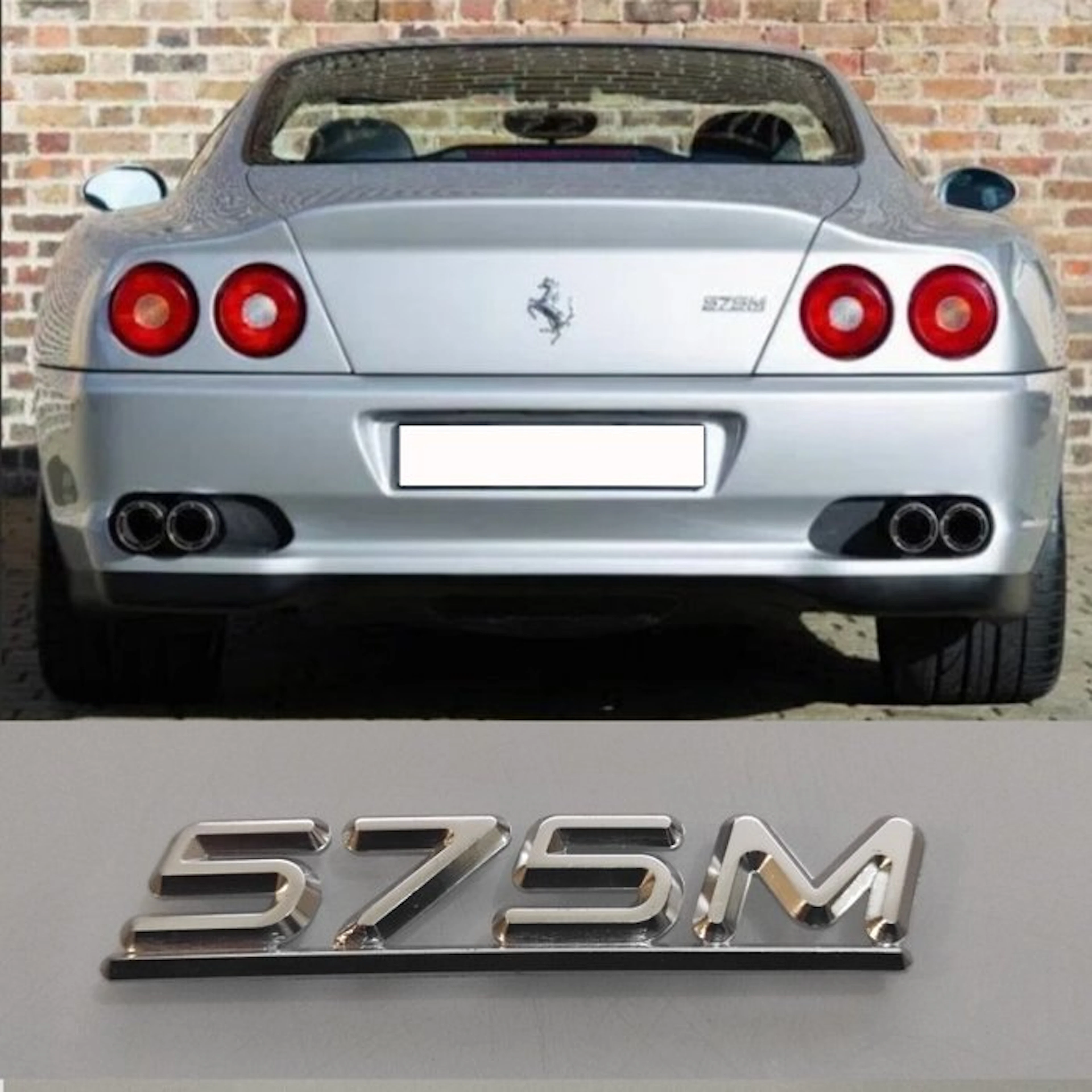 Ferrari 575M Original rear script (Rare) - Ferrari - (New Old Stock)