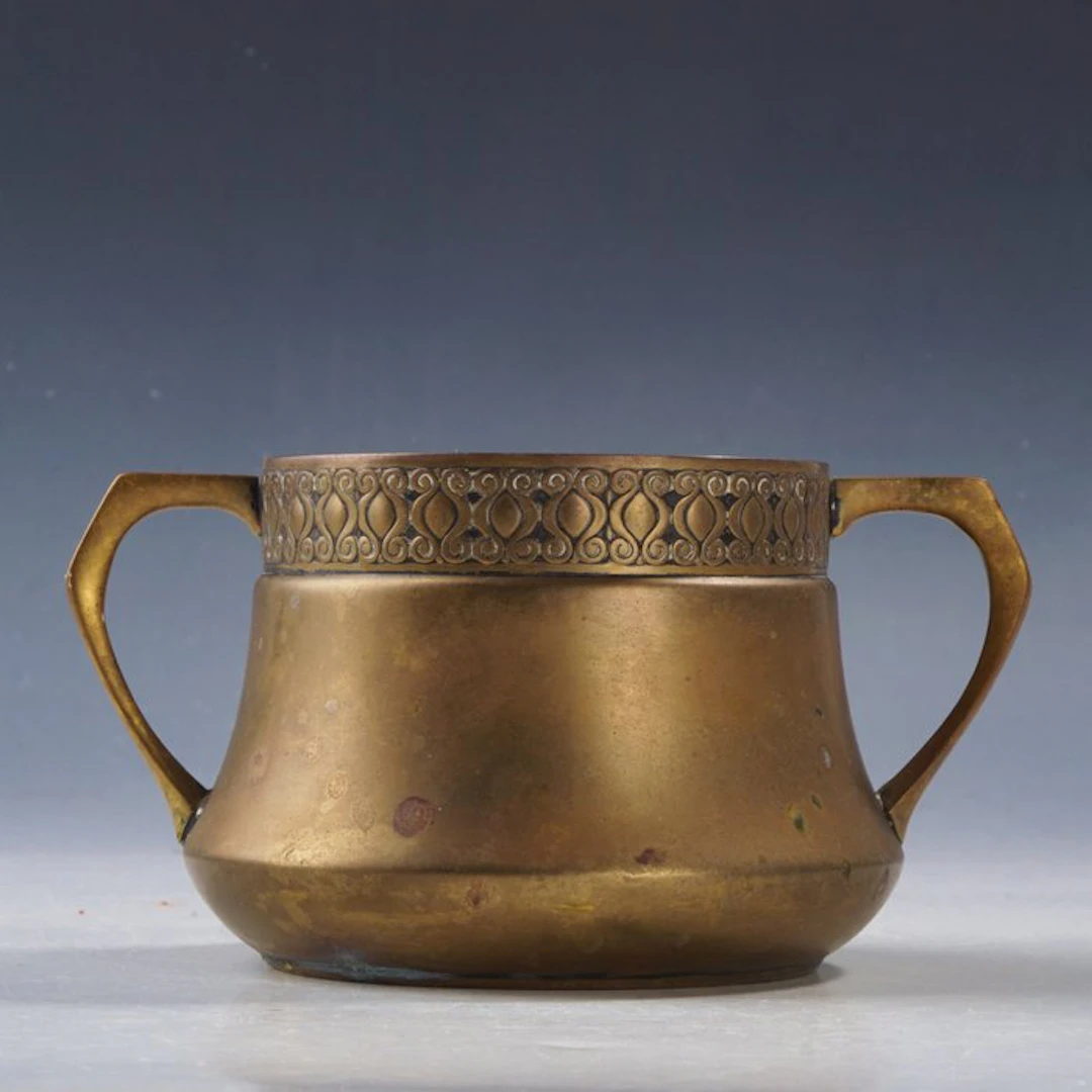 Orivit - Jar - Two-handled Art Nouveau with spiral band •...