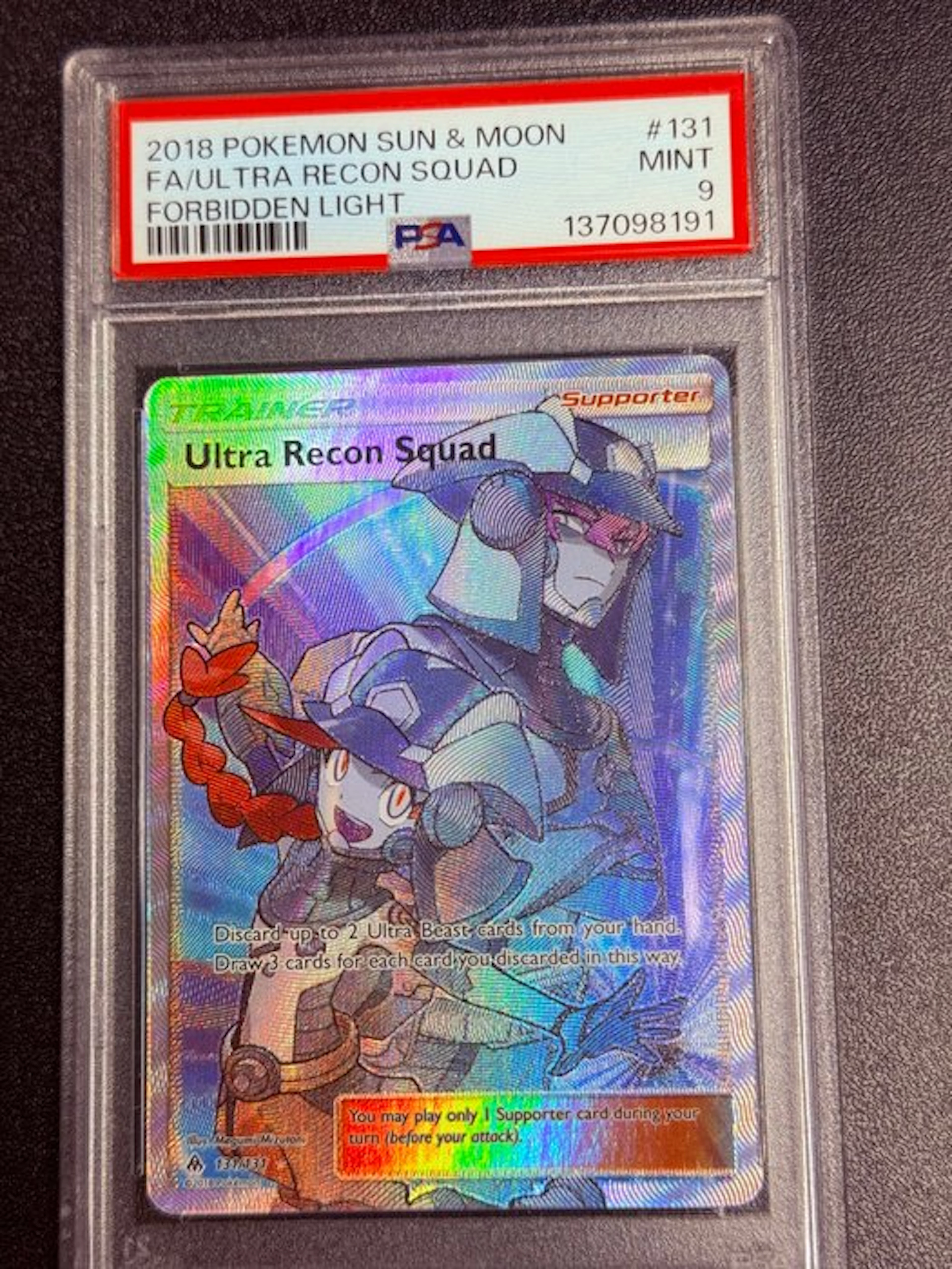 Pokémon - 1 Graded card - Ultra Recon Squad #131 Foil