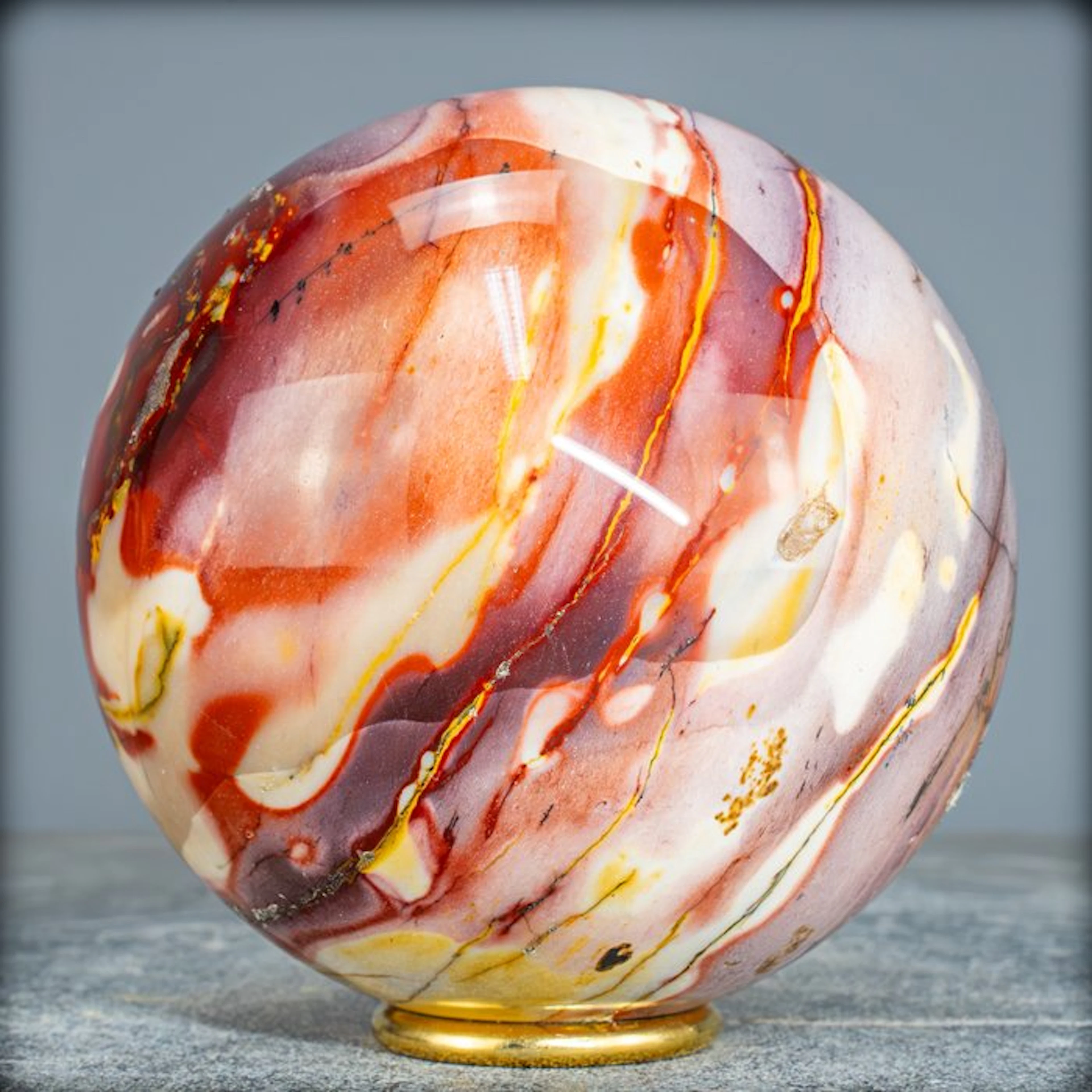 Rare Natural Top Quality Mookaite Sphere- 1898.65 g