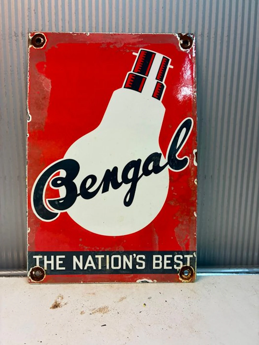 Bengal – The Nation’s Best – Vintage emaille reclamebord...