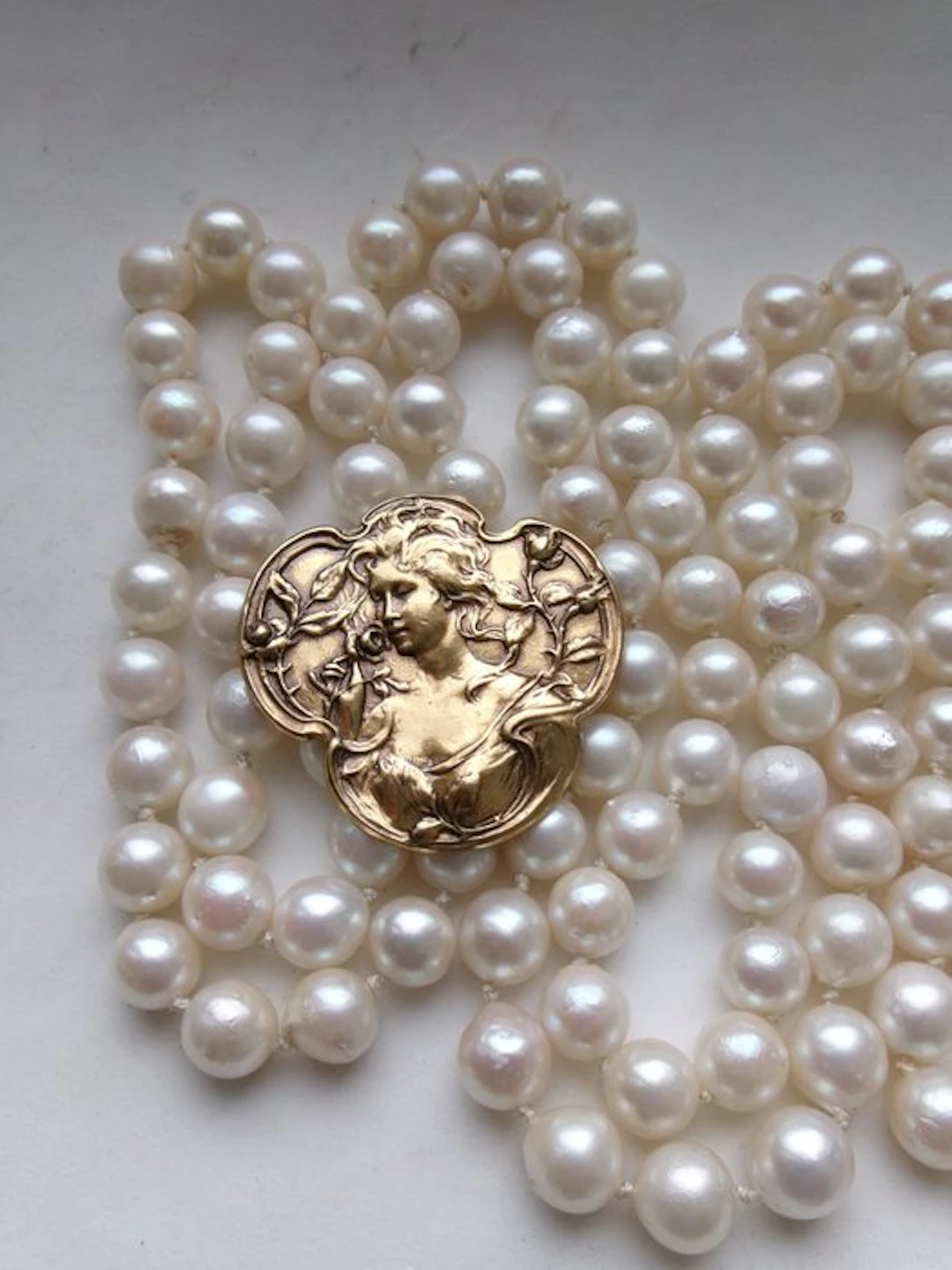 Akoya Pearls 7,5mm - Necklace - Art Deco Endless 92cm